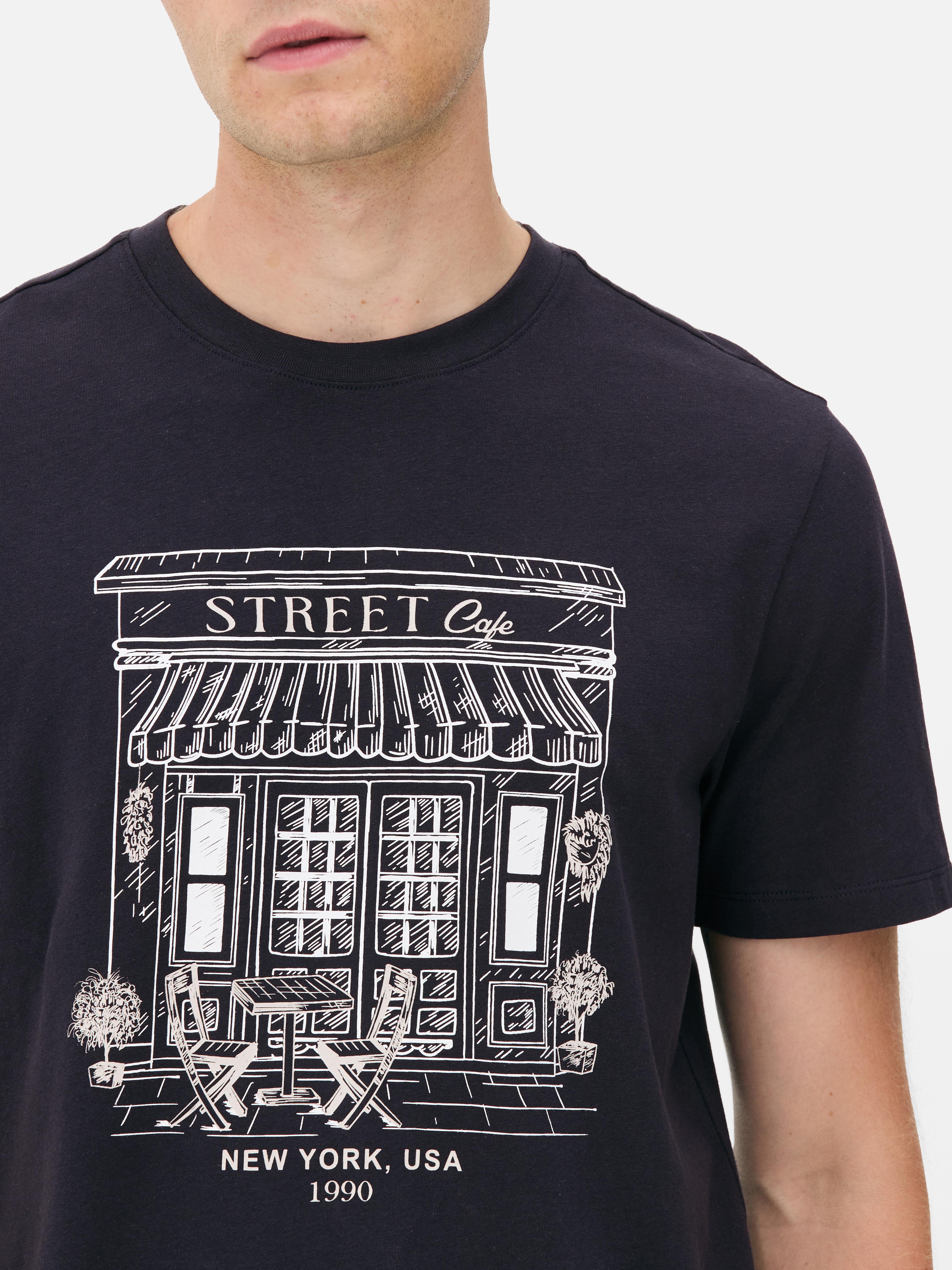 Cafe Graphic T-Shirt