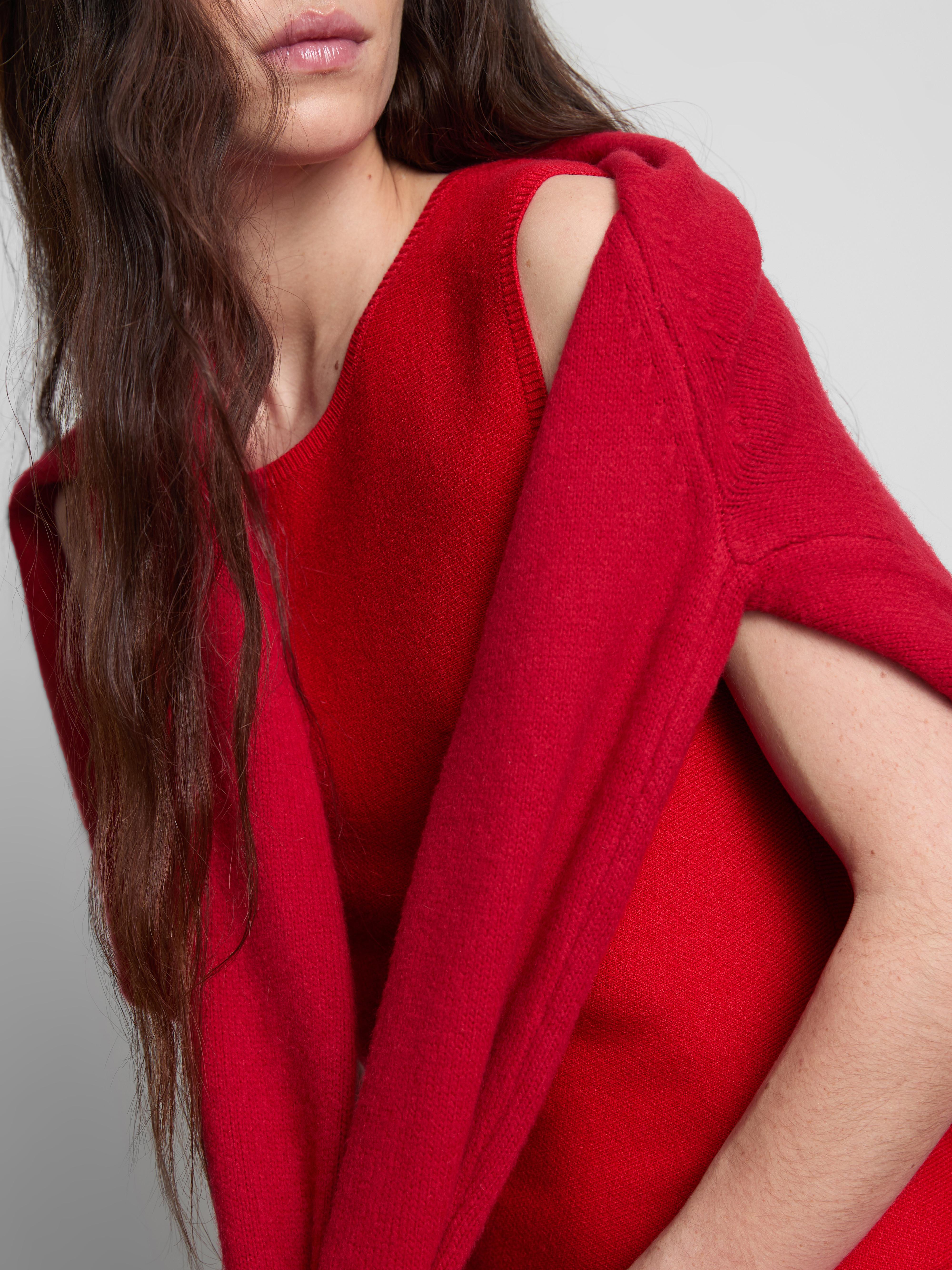 Embroidered Knit Mini Dress