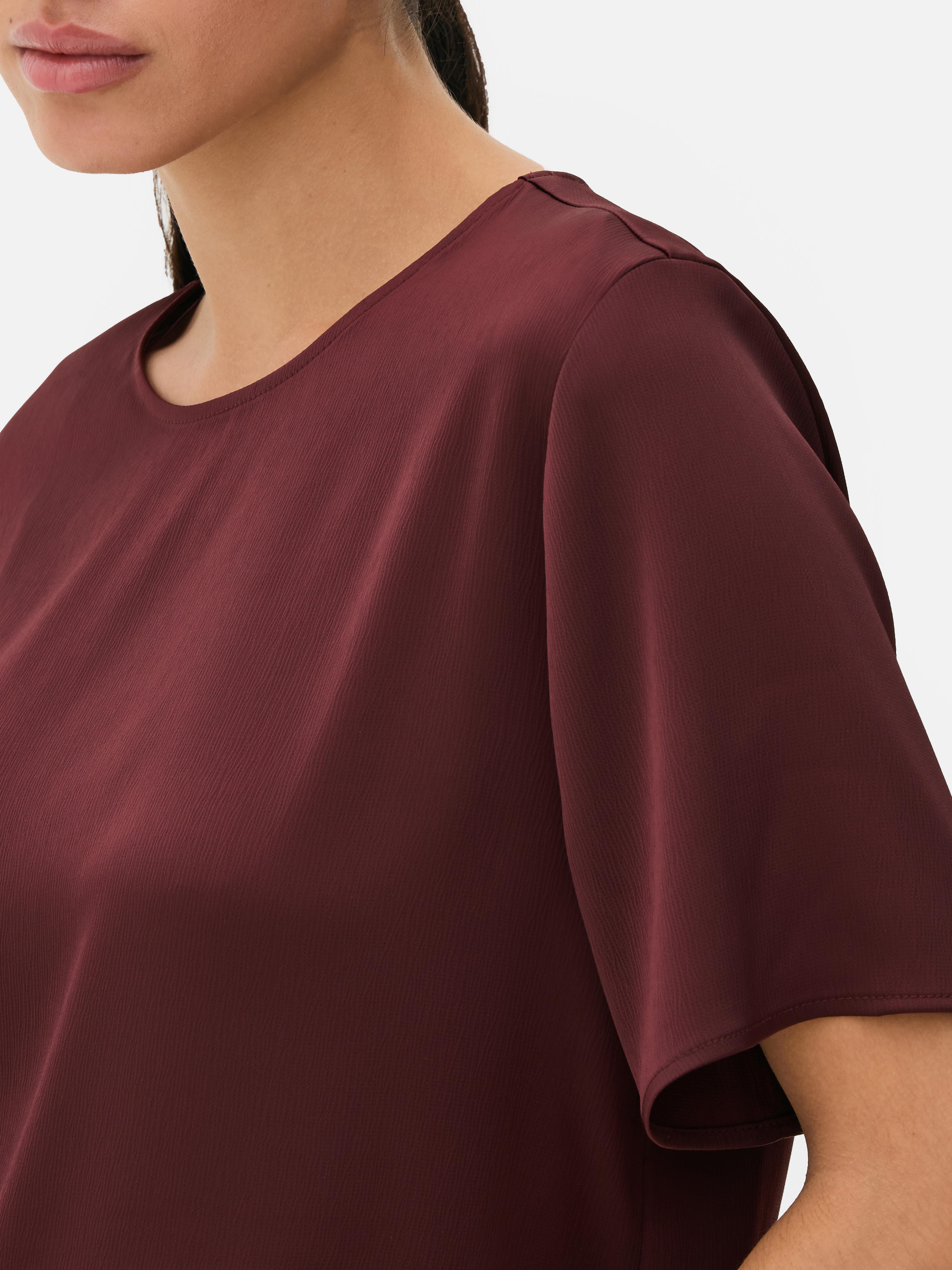 Relaxed Satin Tee