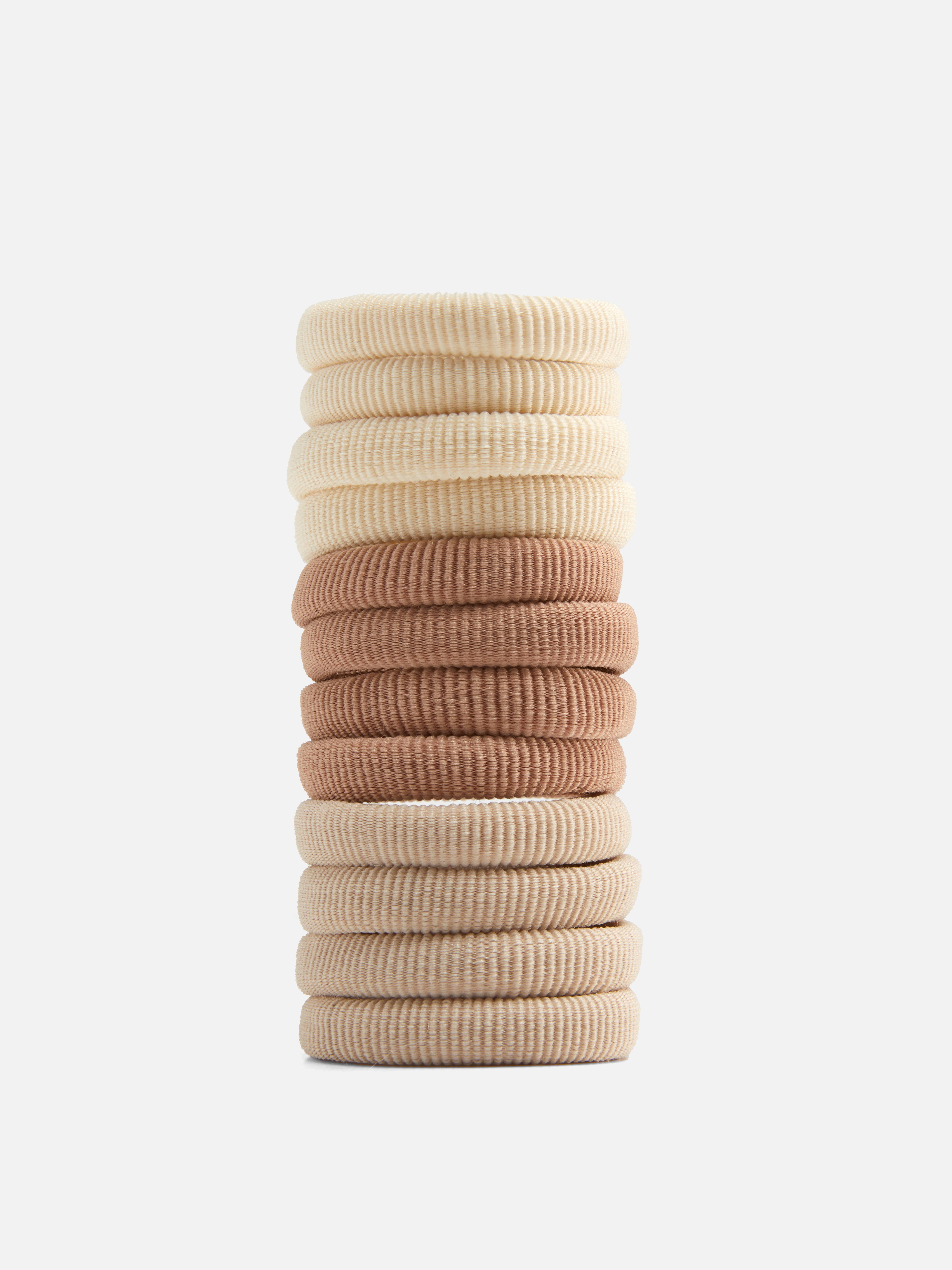 12pk Fabric Hair Ties