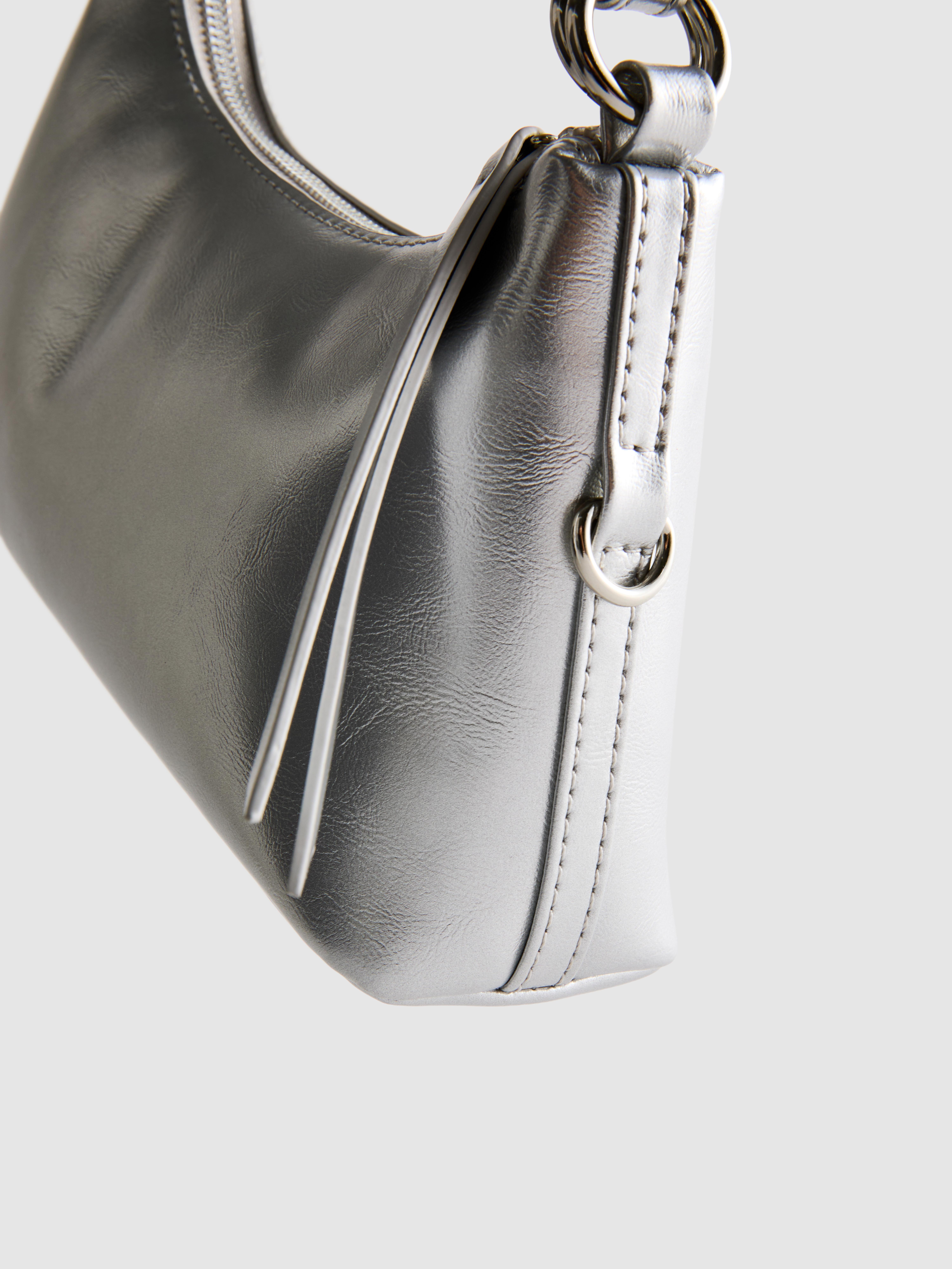 Faux Leather Shoulder Bag