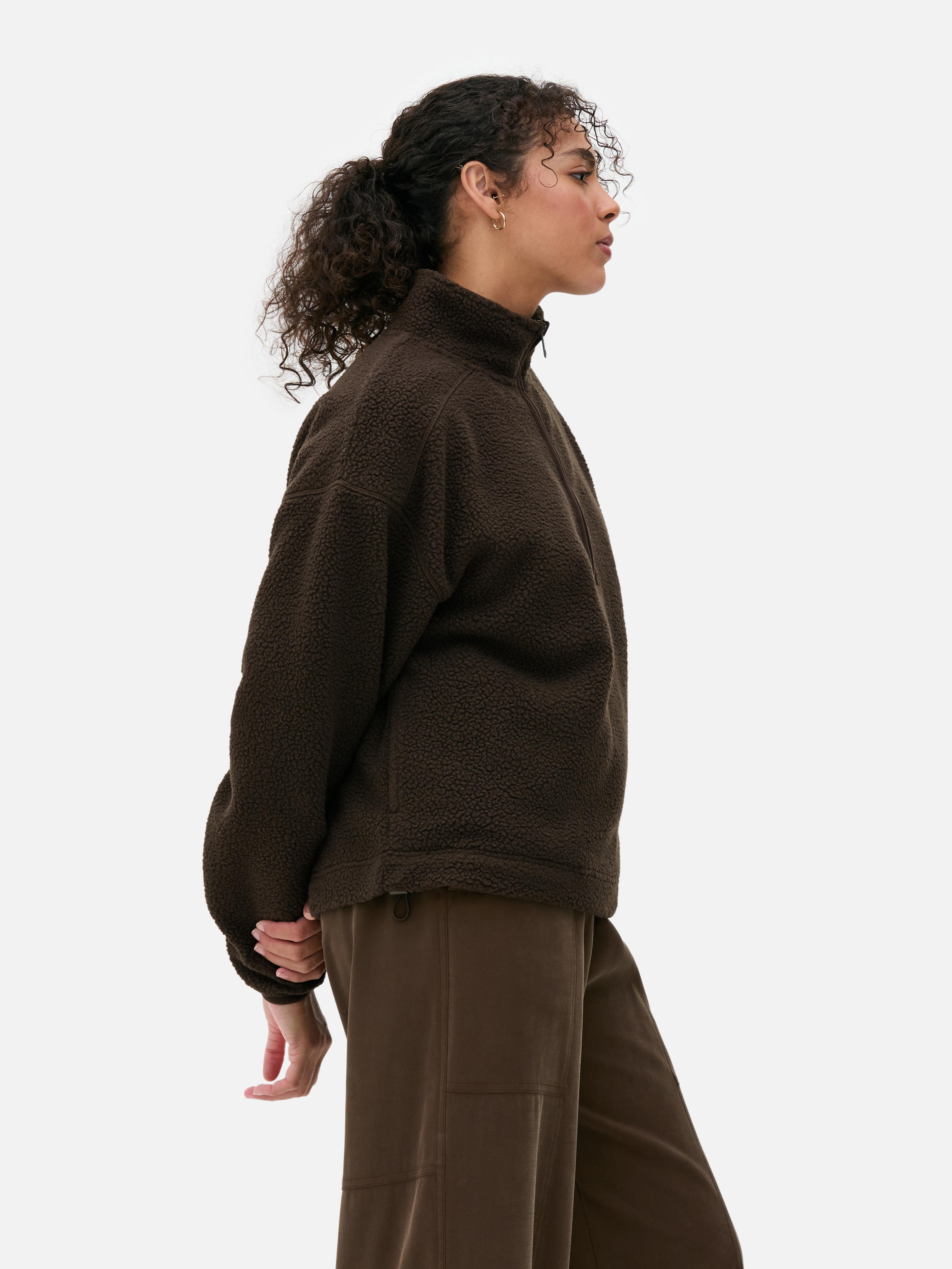 Half Zip Borg Fleece