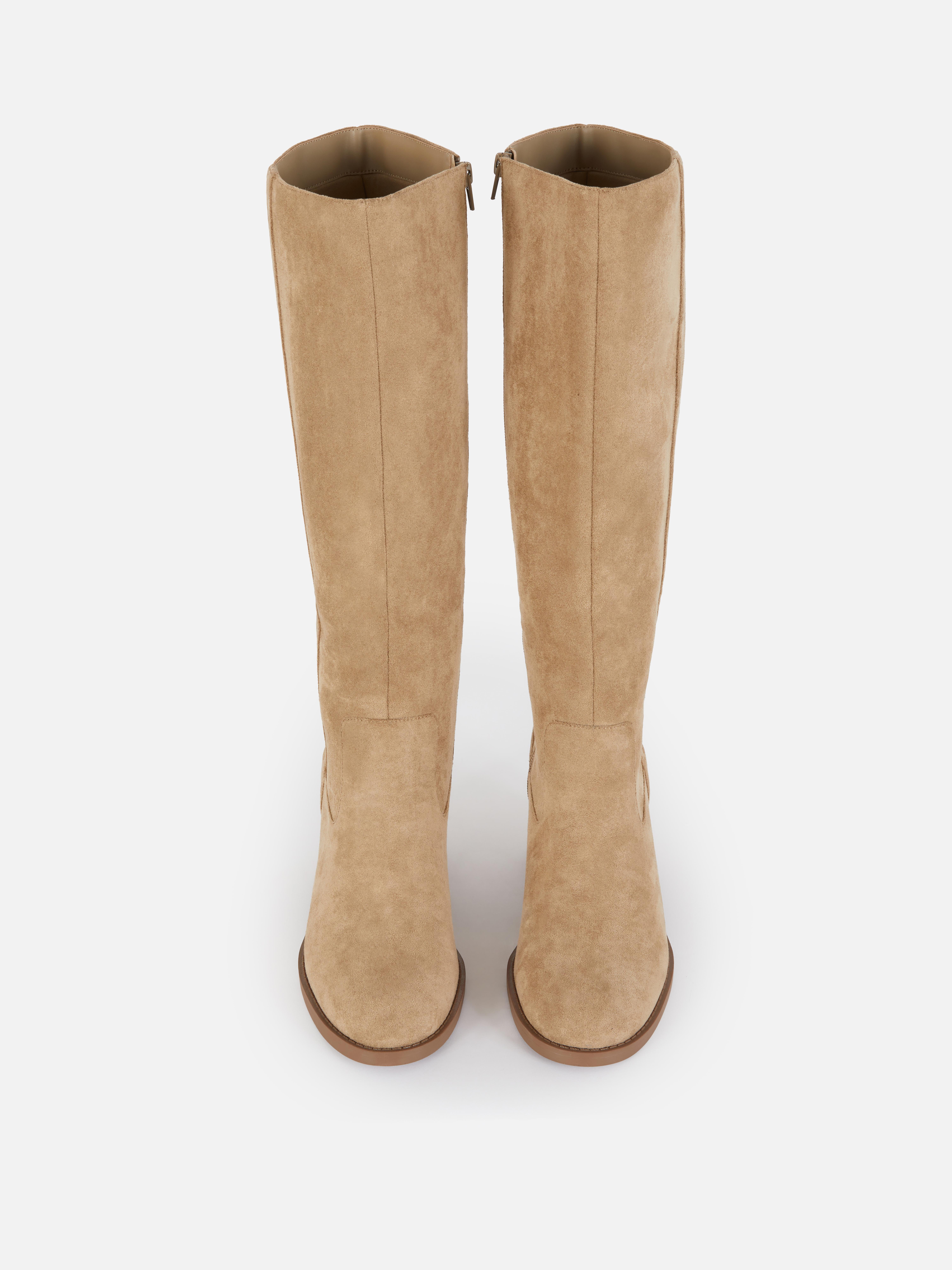 Knee High Block Heel Boots