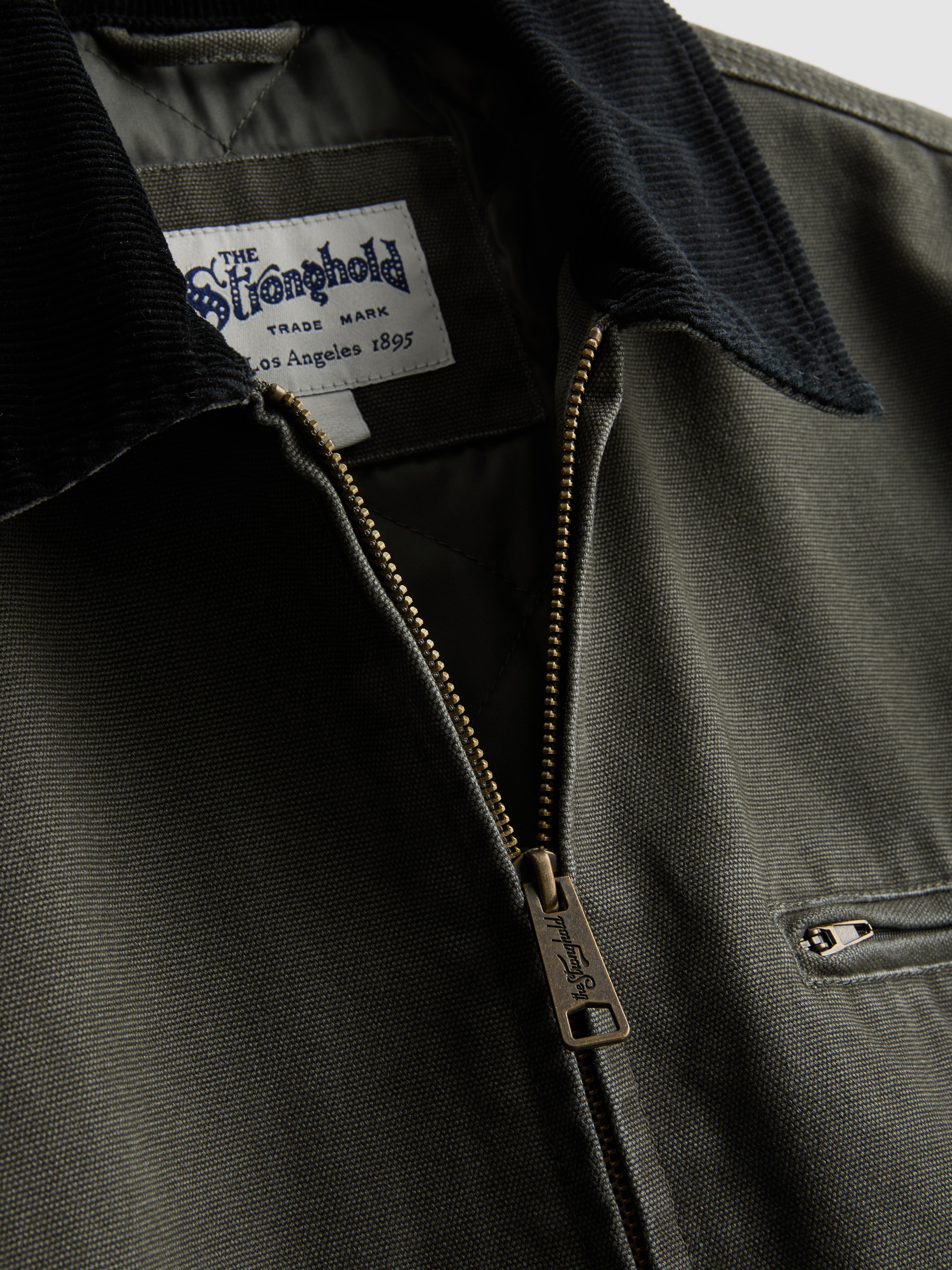 The Stronghold Zip-Up Canvas Jacket