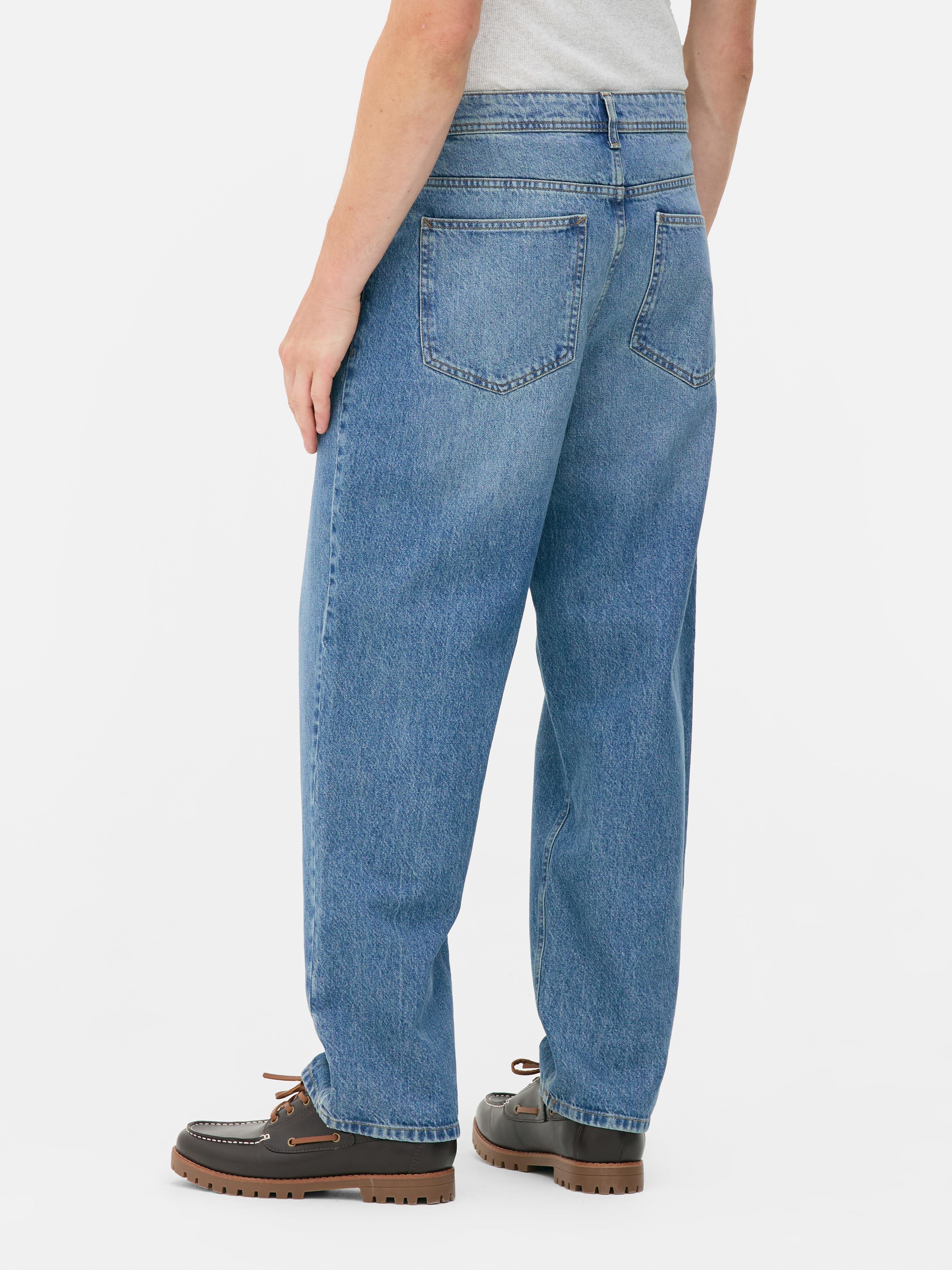 High-Waisted Relaxed Jeans