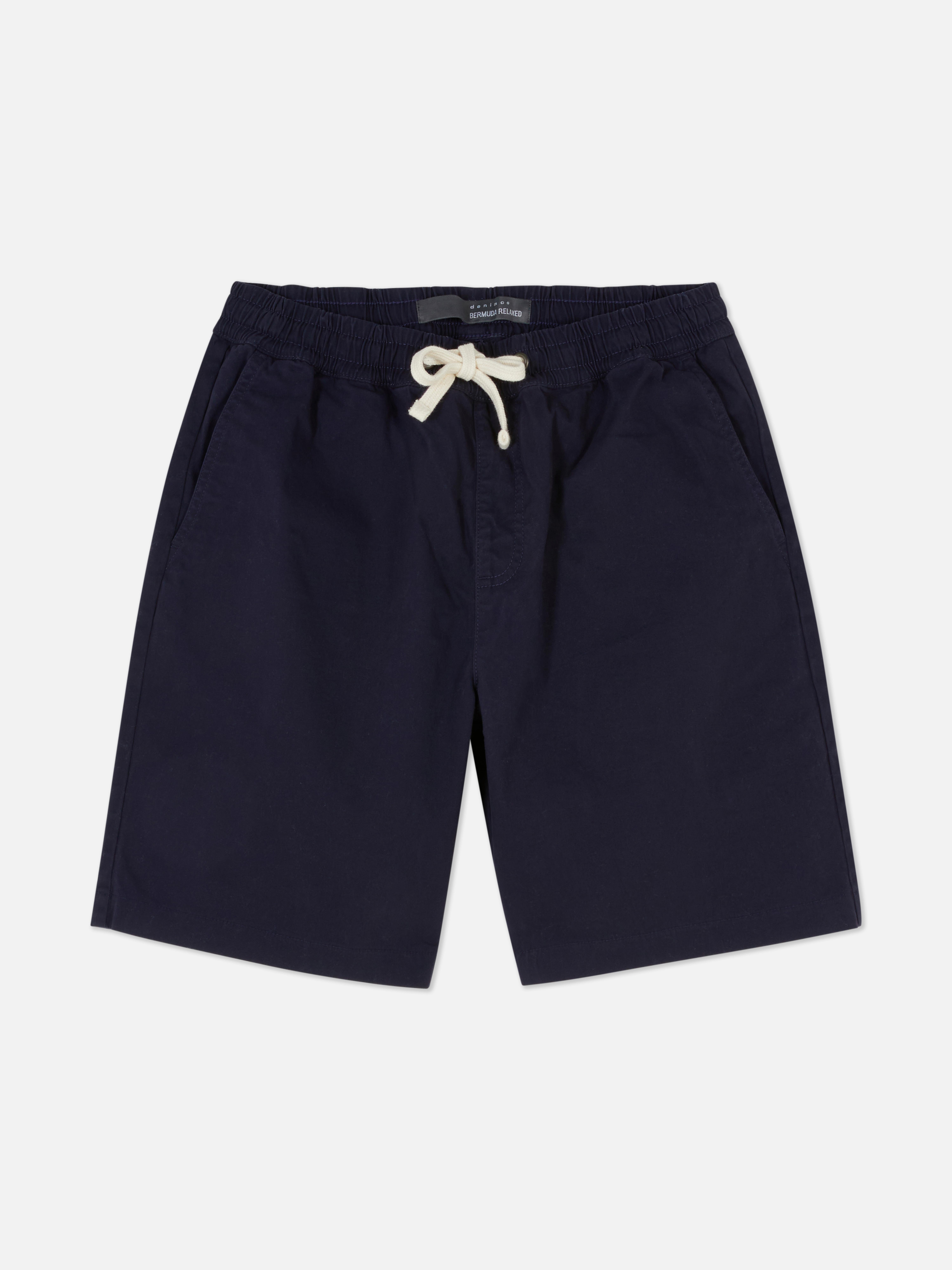 Drawstring Bermuda Shorts