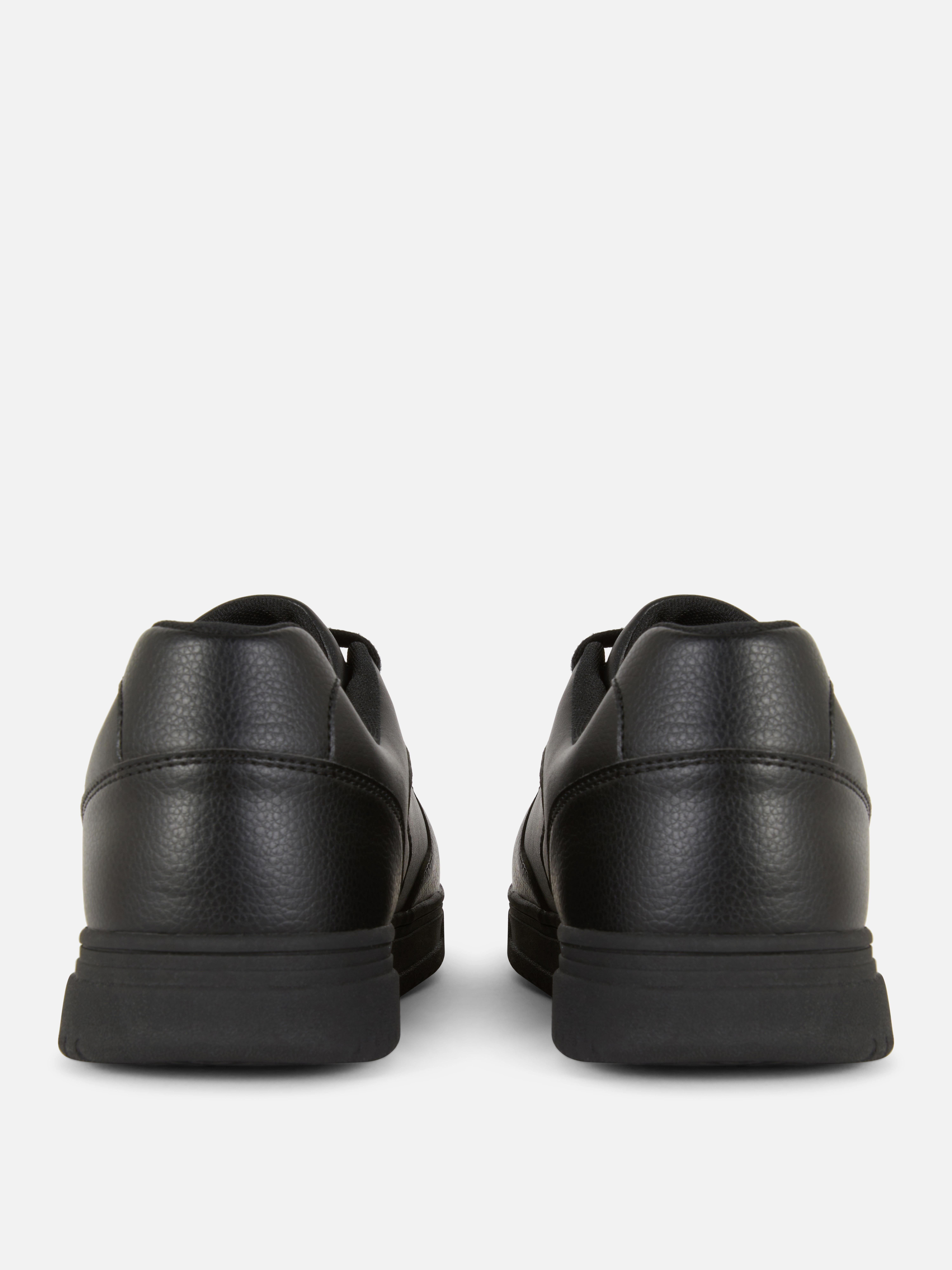 Paneled Low Top Sneakers