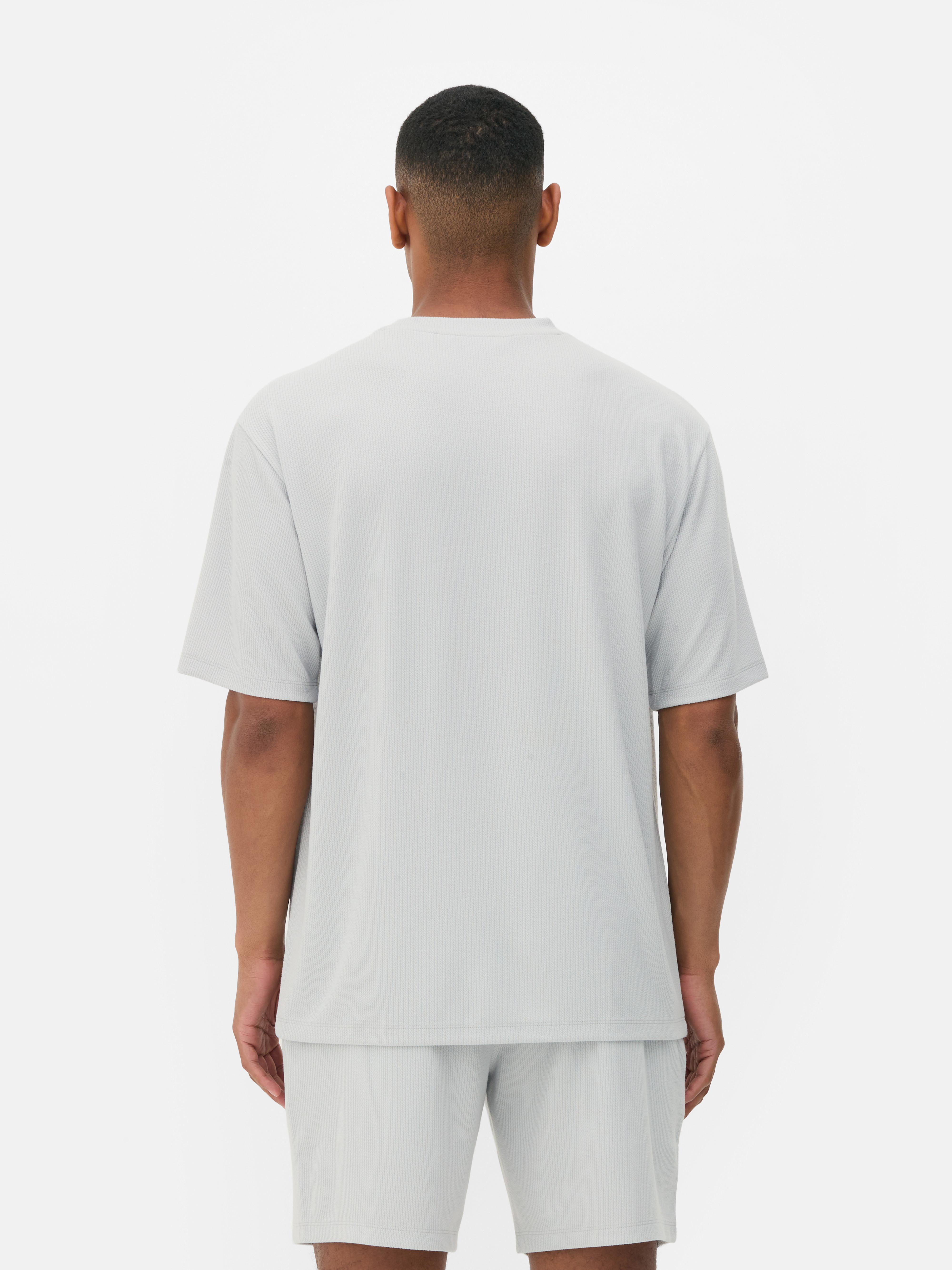 Textured Short Sleeve T-Shirt