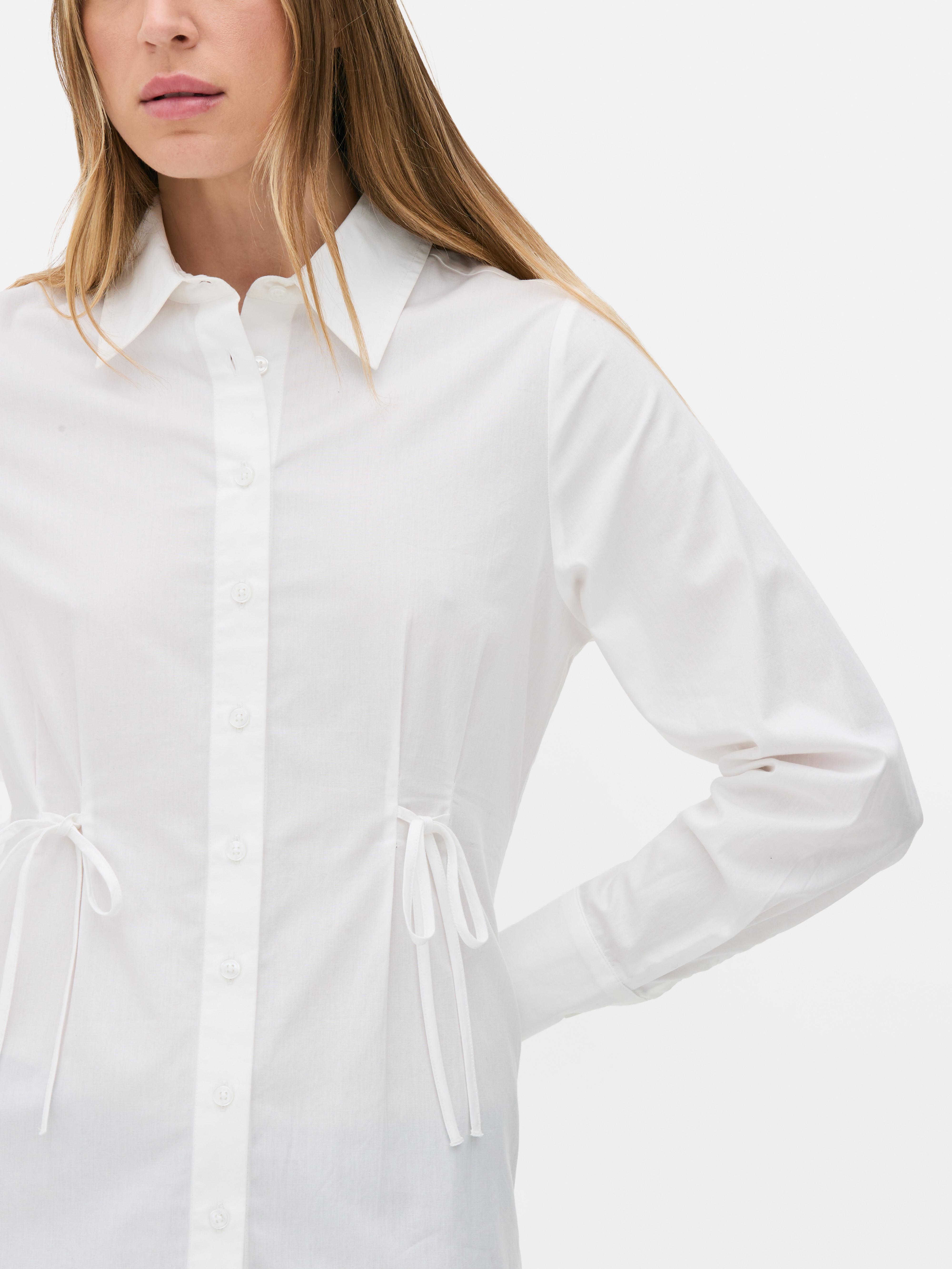 Rita Ora Cinch Detail Shirt