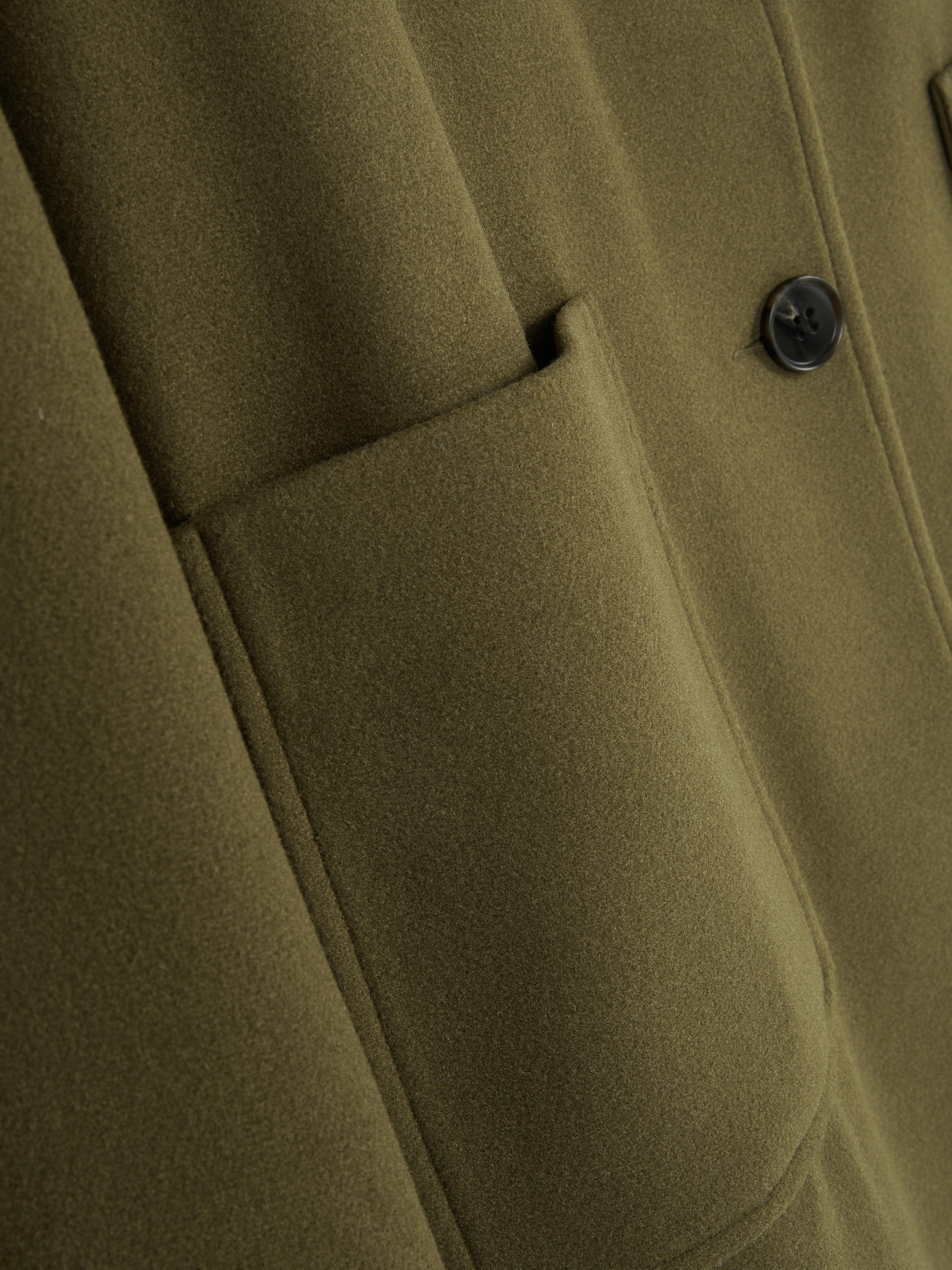 Single Breasted Mid Length Coat