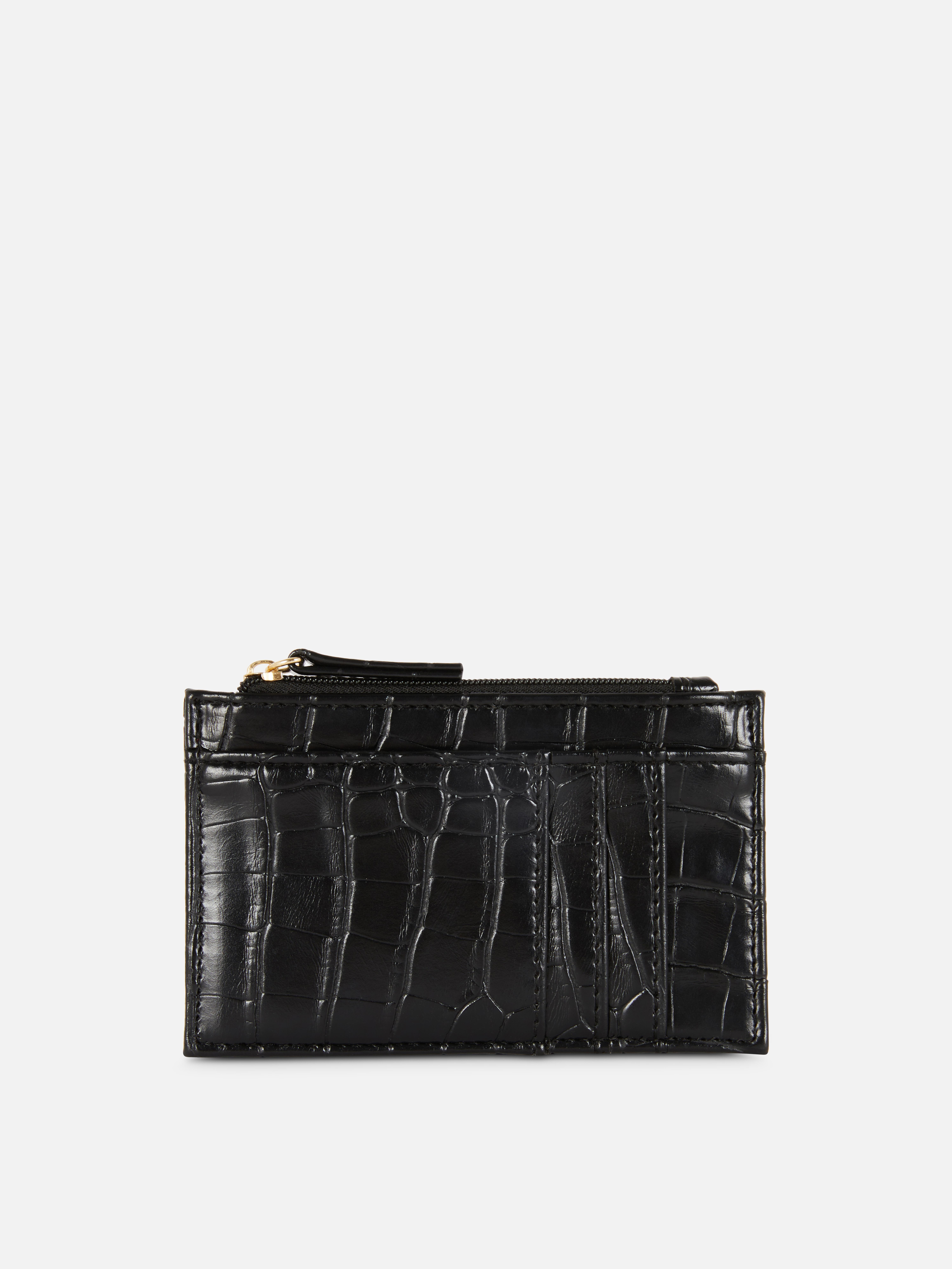 Faux Leather Card Holder