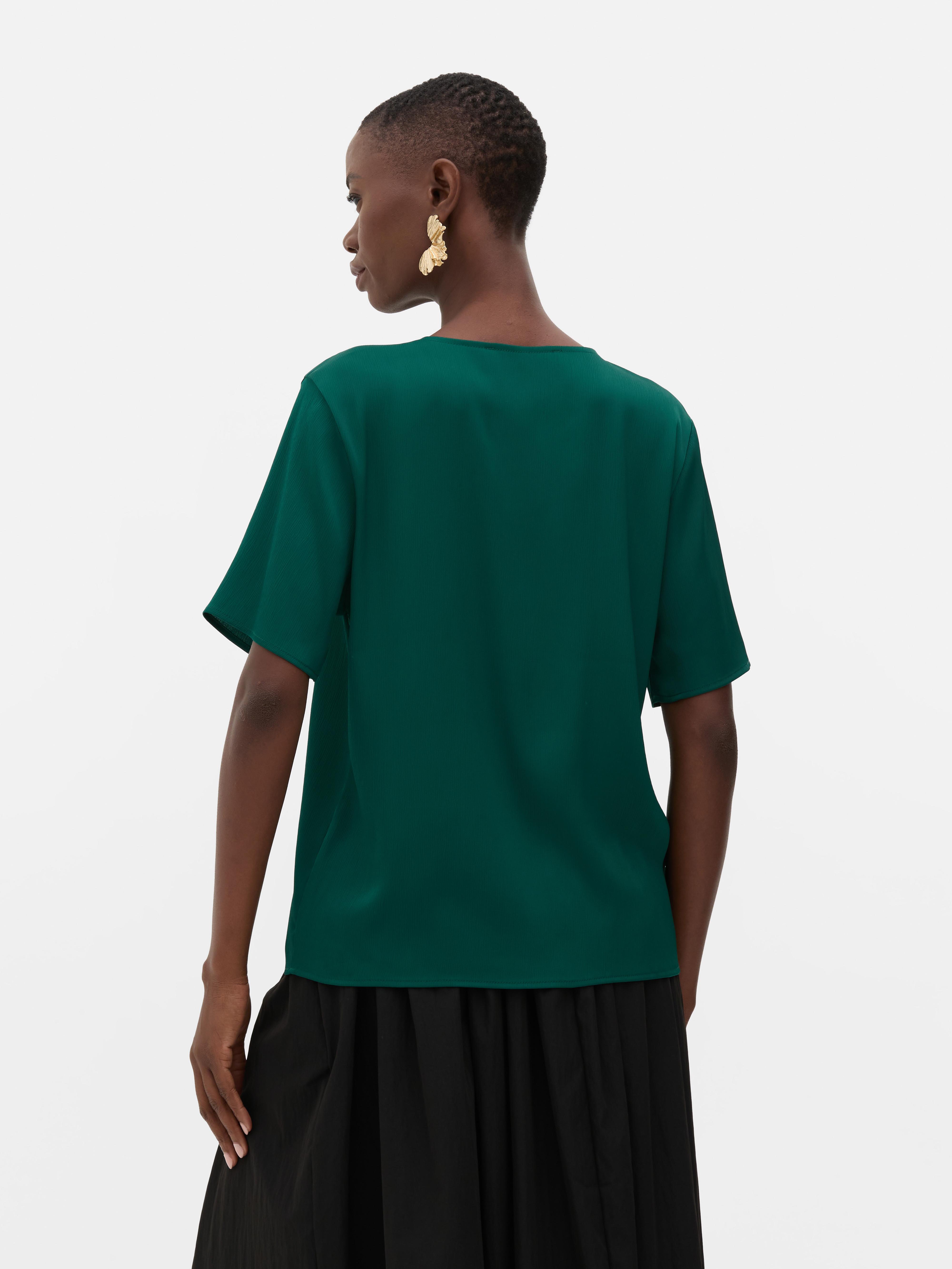 Relaxed Satin Tee