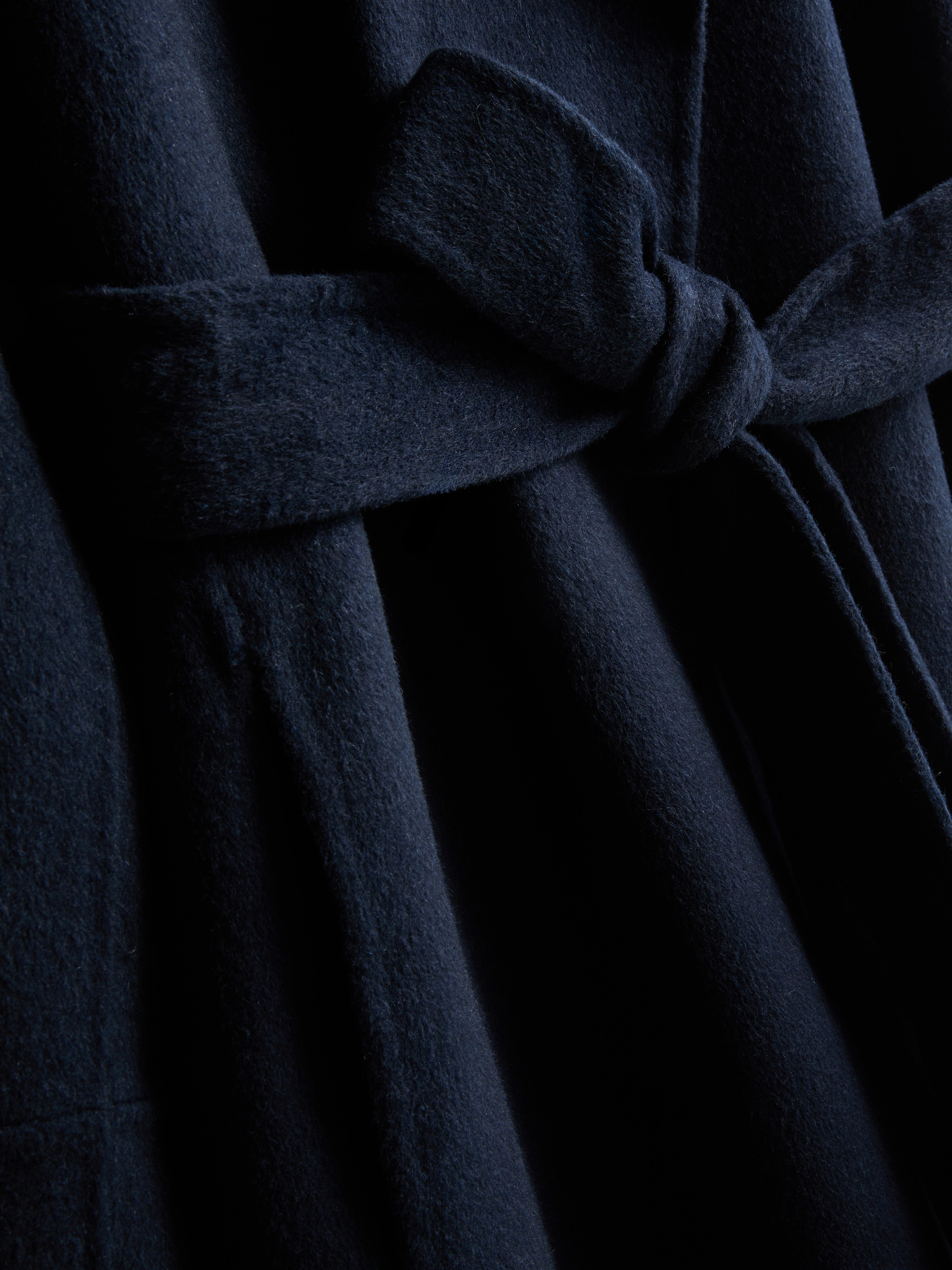 The Edit Wool Blend Longline Wrap Coat