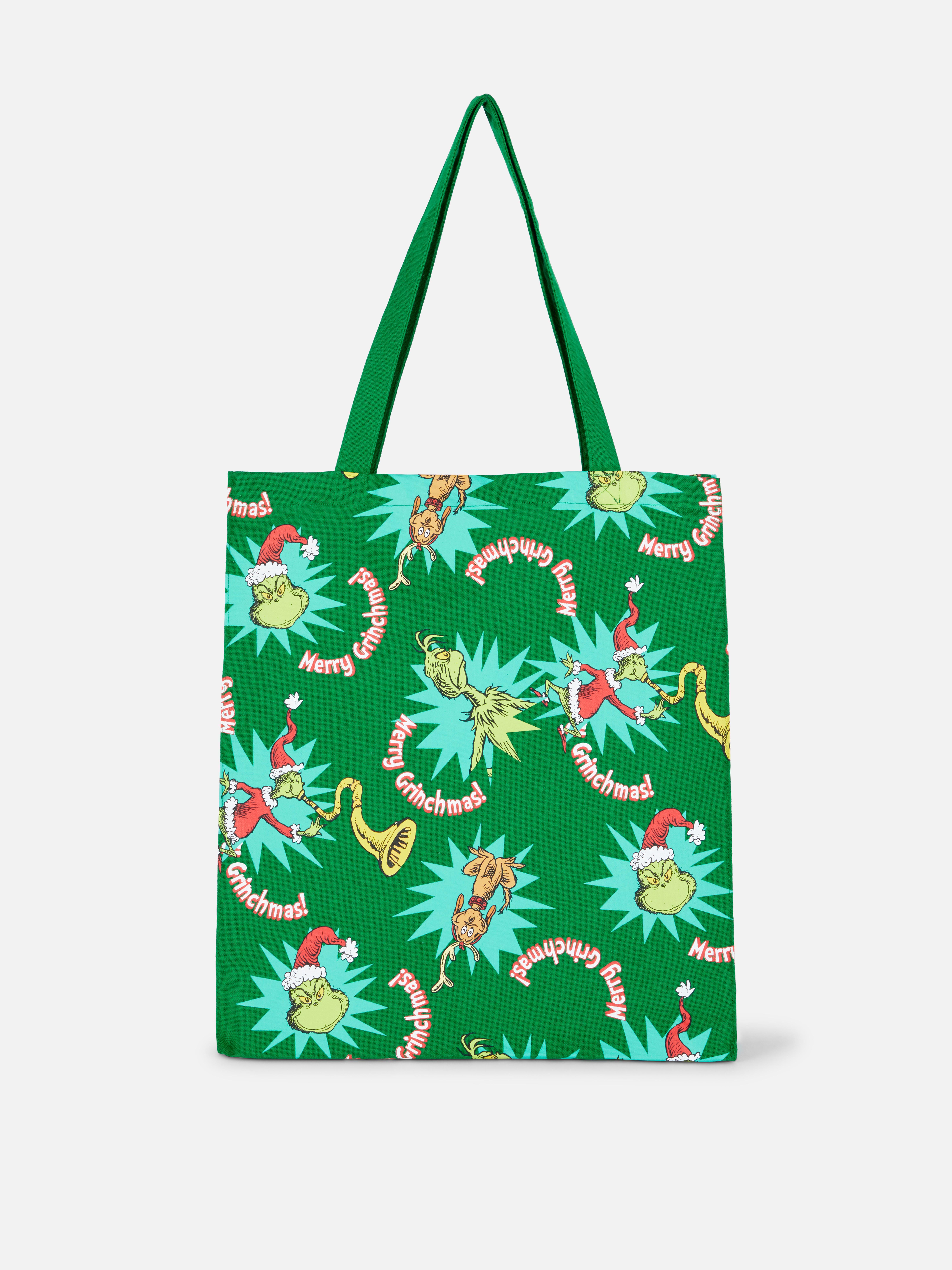 Disney's The Grinch Christmas Canvas Tote