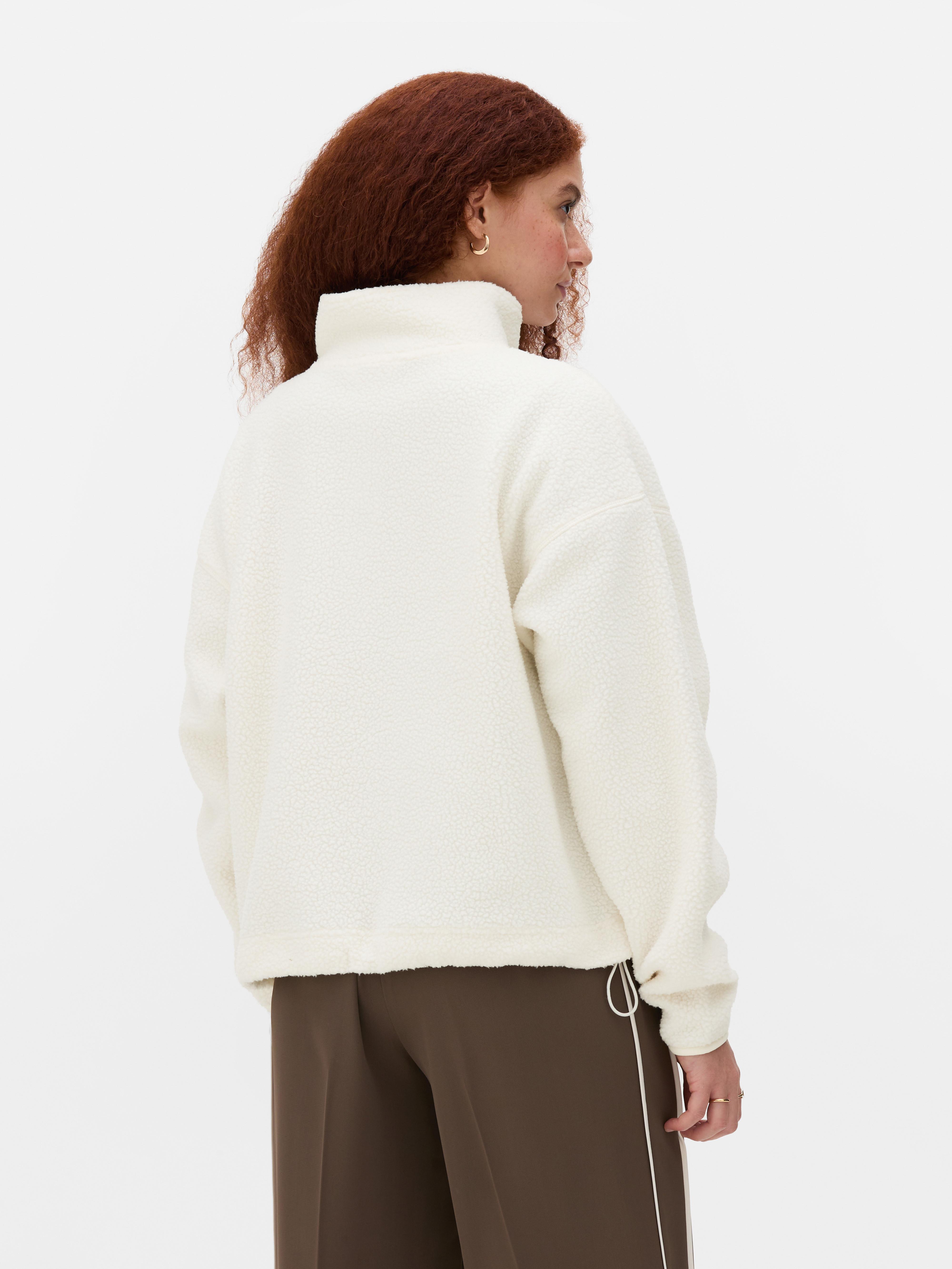 Half Zip Borg Fleece