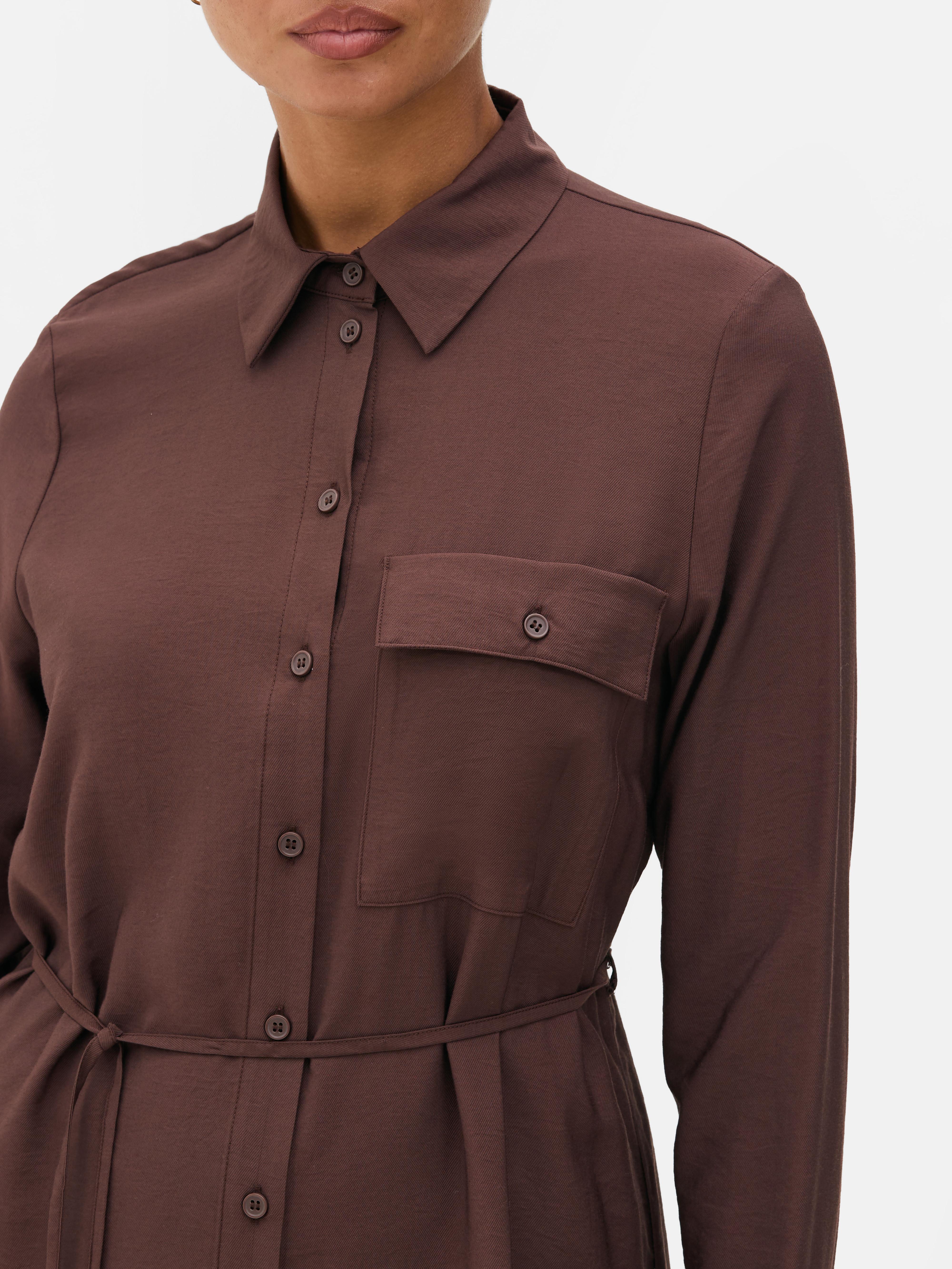 Mini Utility Shirt Dress