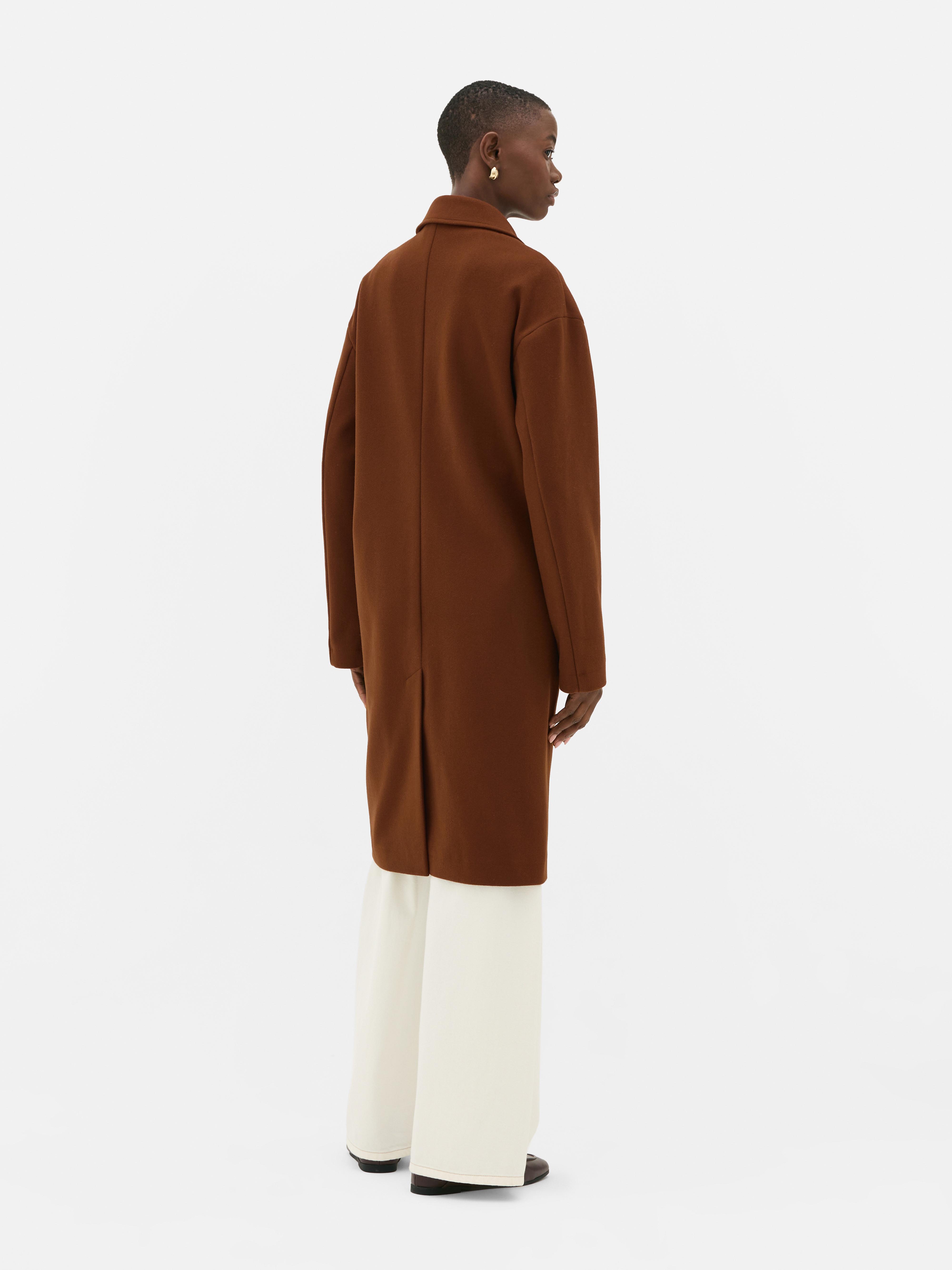 Single Breasted Mid Length Coat