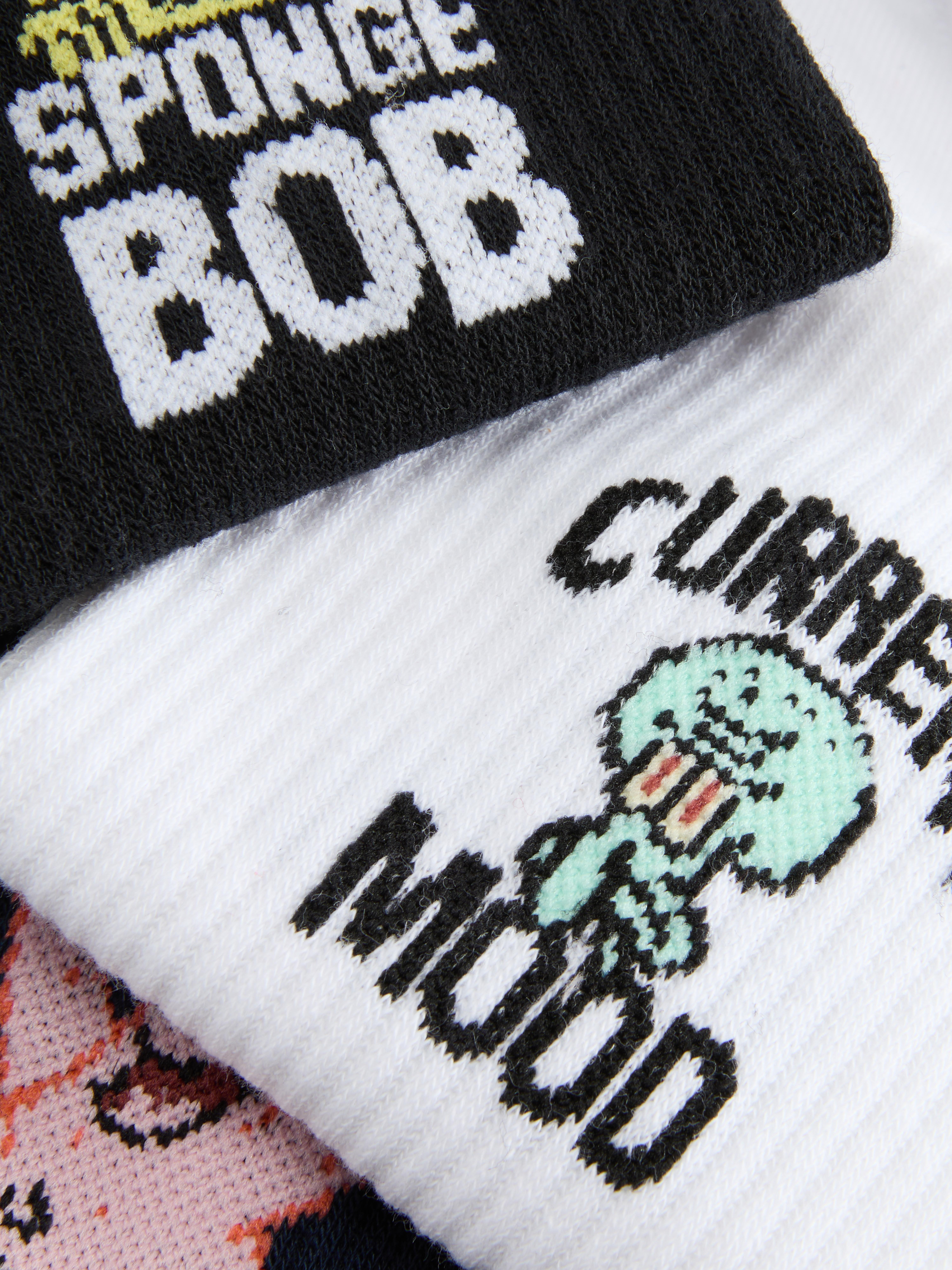 3-Pack SpongeBob SquarePants Crew Socks