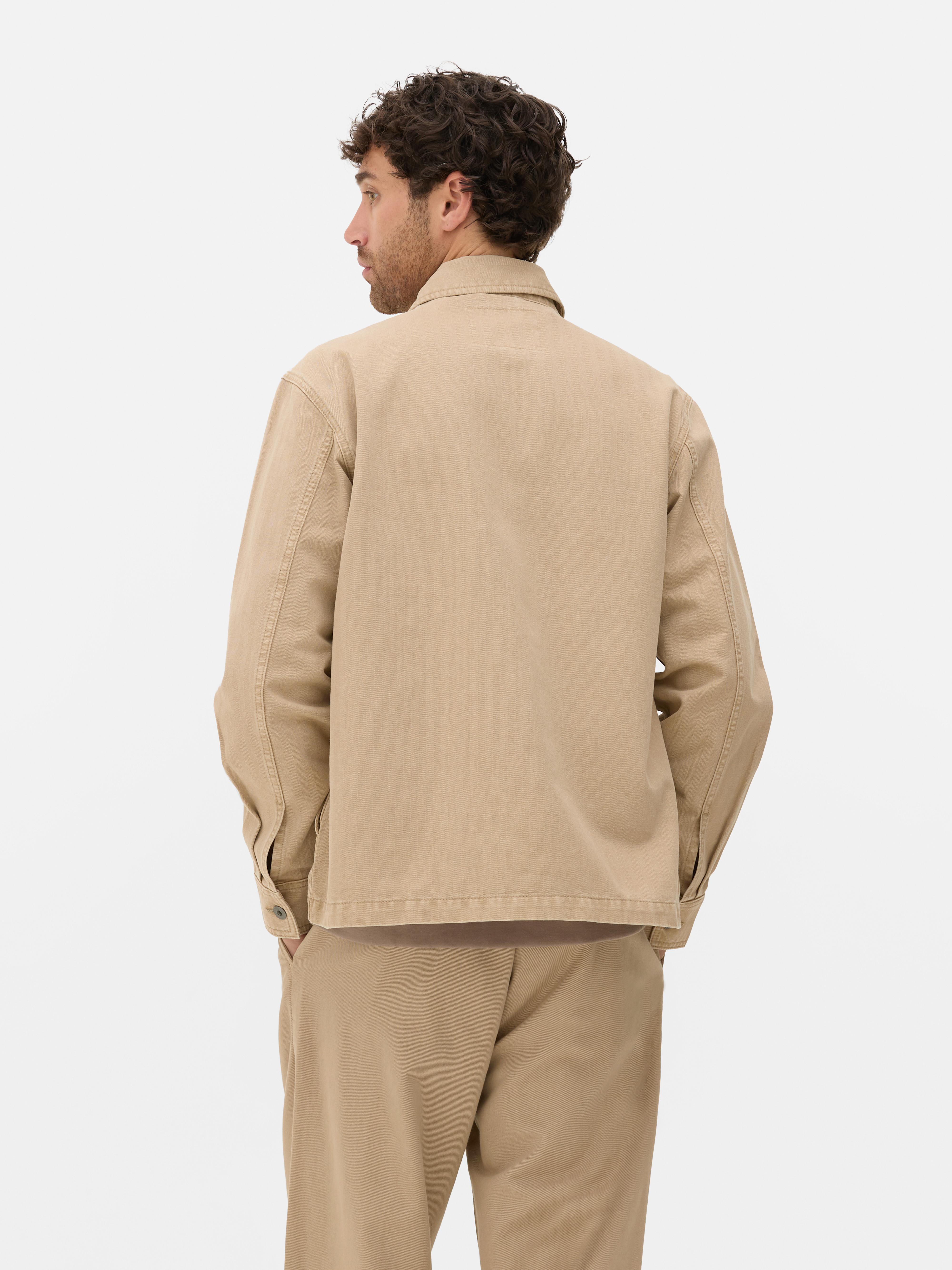 The stronghold Herringbone Canvas Jacket