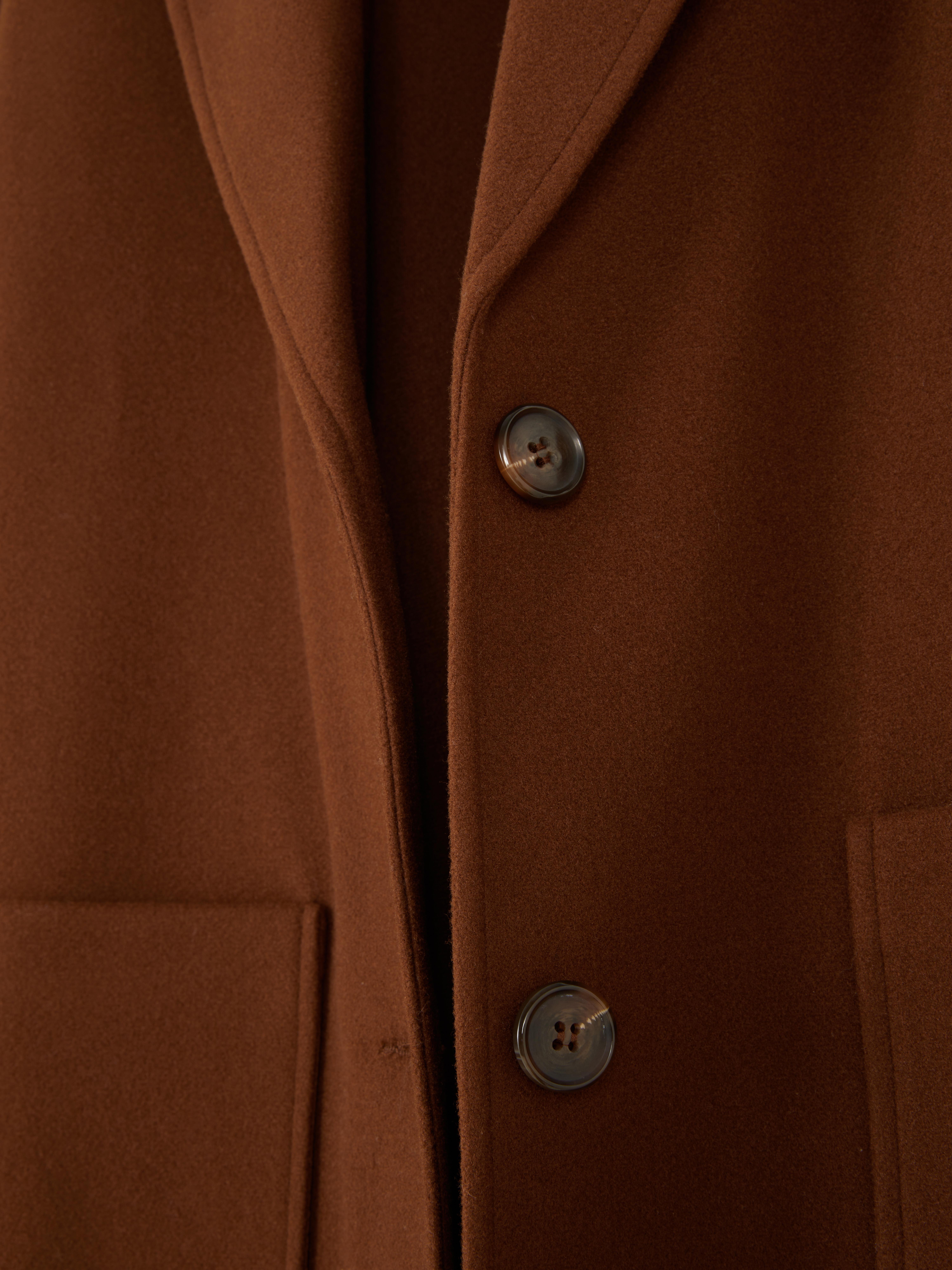 Single Breasted Mid Length Coat