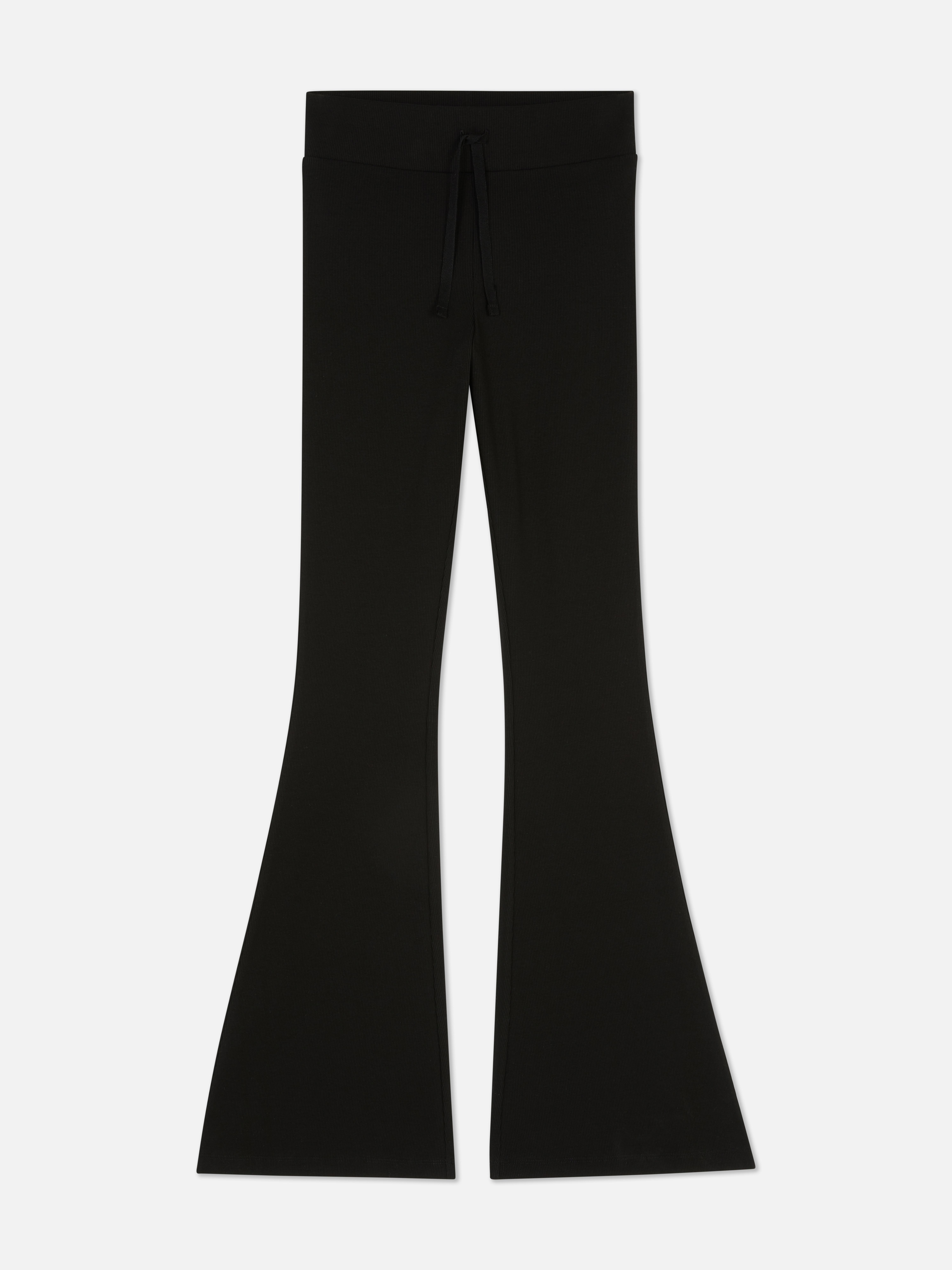 Ribbed Flare Leggings