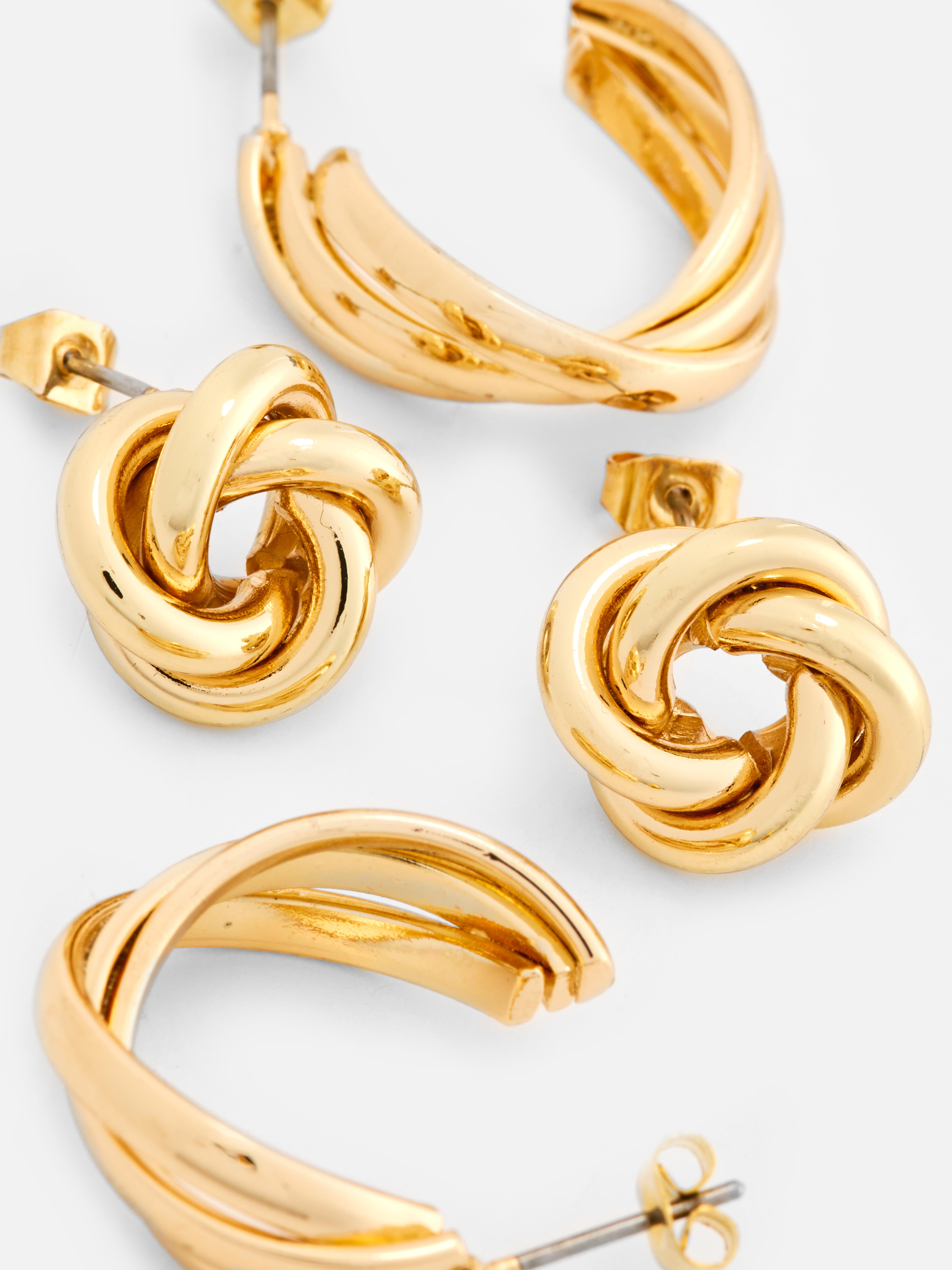 The Edit Hoop And Drop Earrings