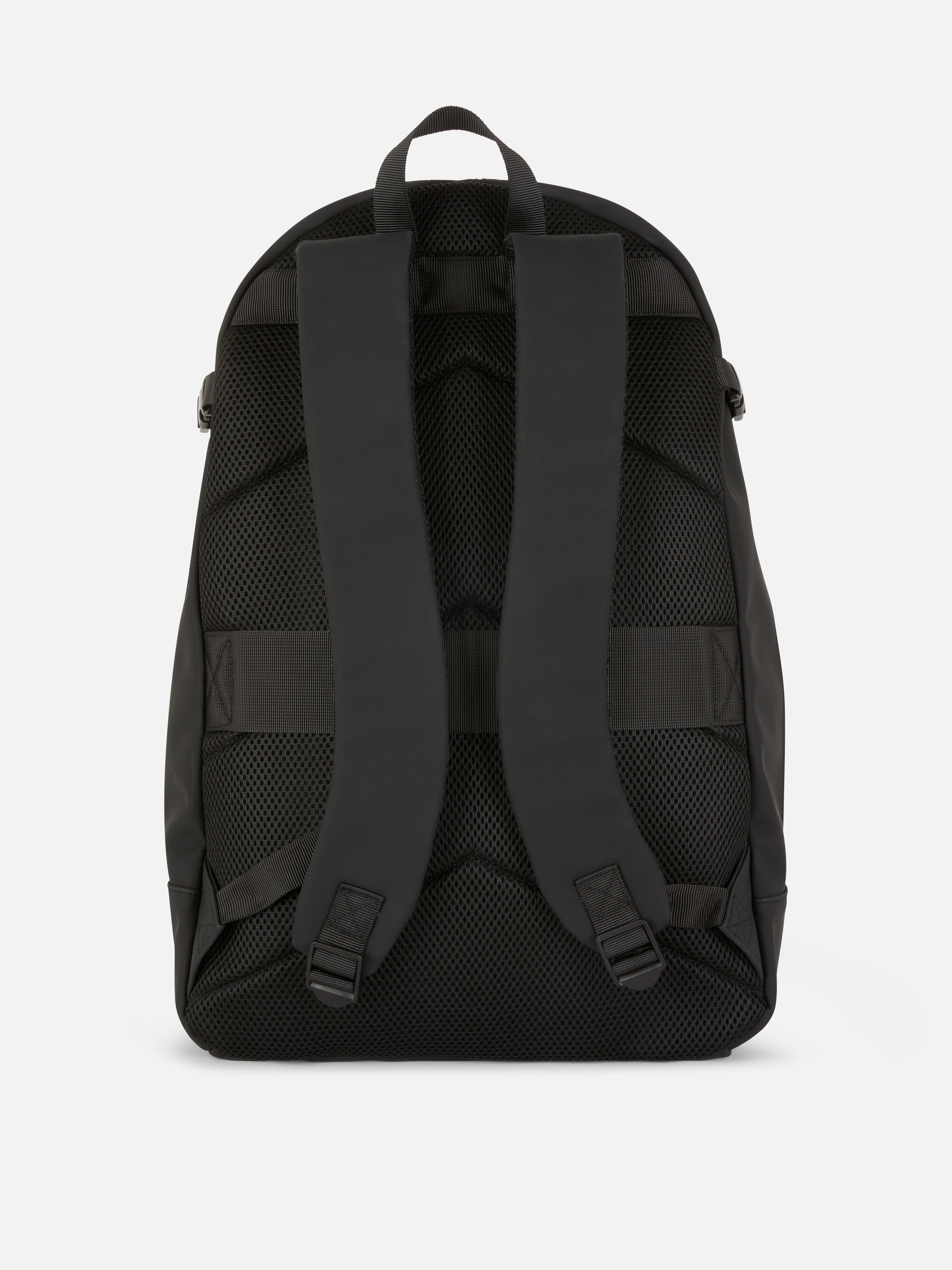 Rubberized Zip Backpack