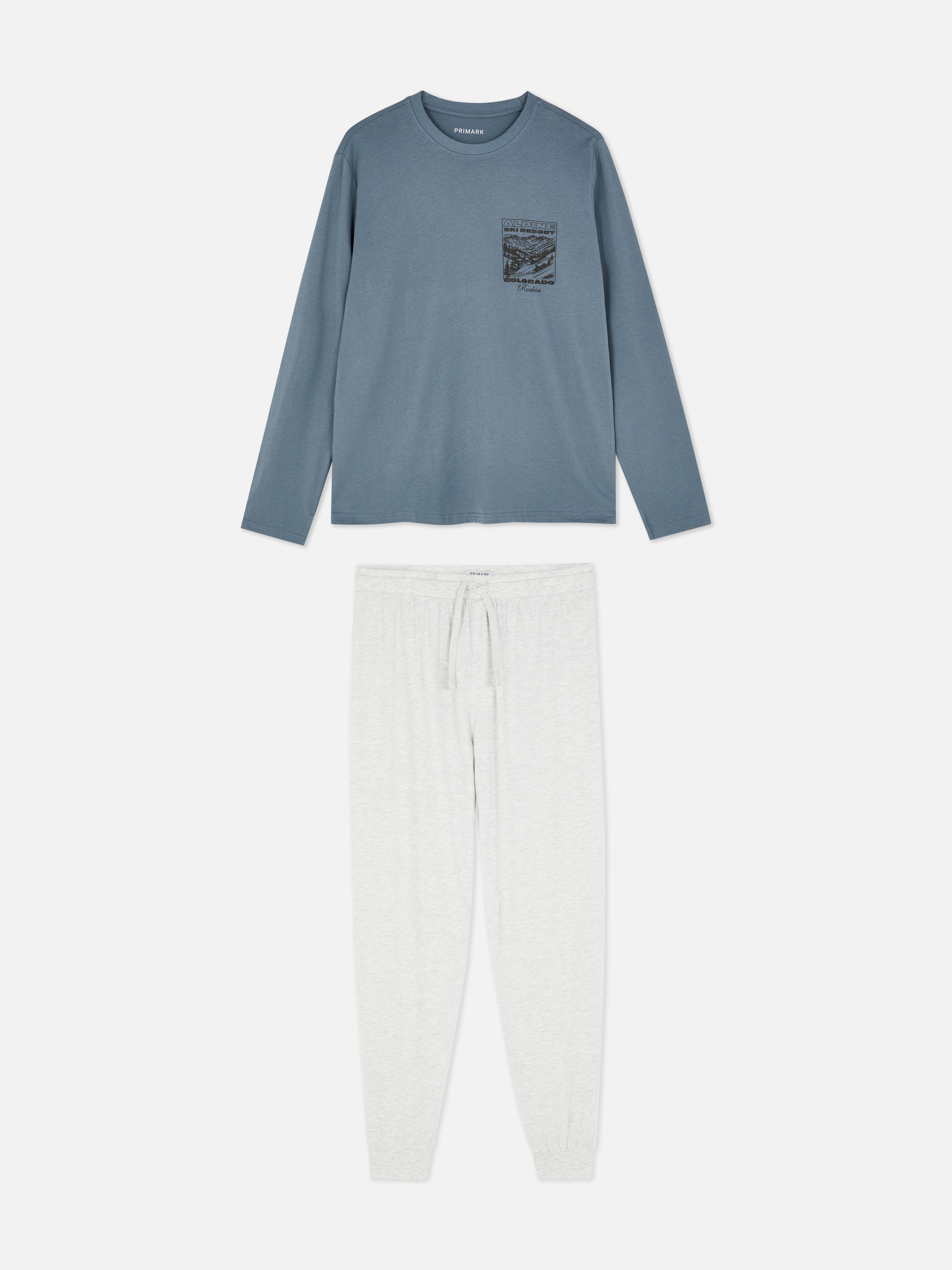 Colorado Ski Long Pajamas