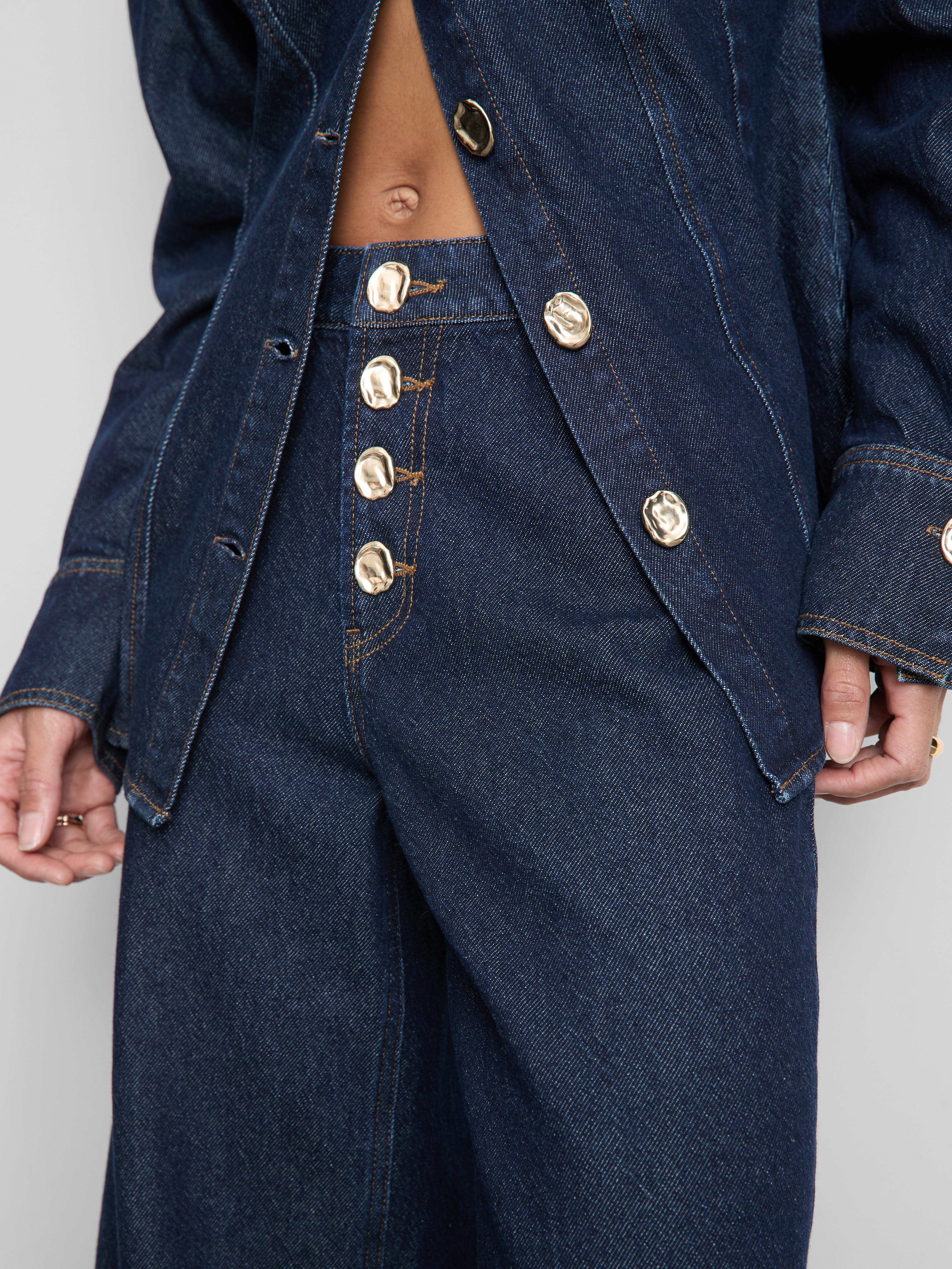 Paula Echevarría Low Rise Wide Leg Jeans