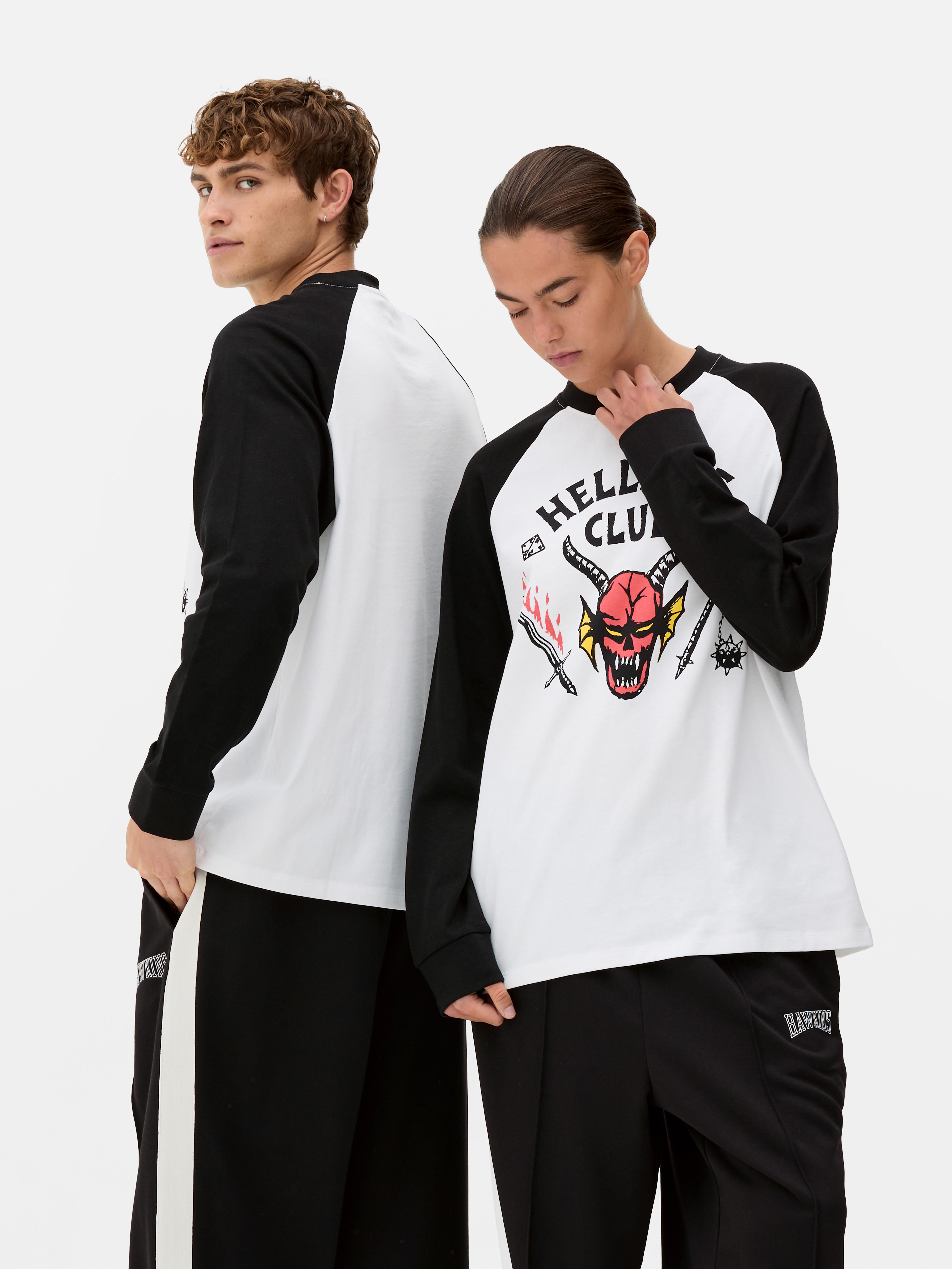 Stranger Things Hellfire Club Raglan T-Shirt