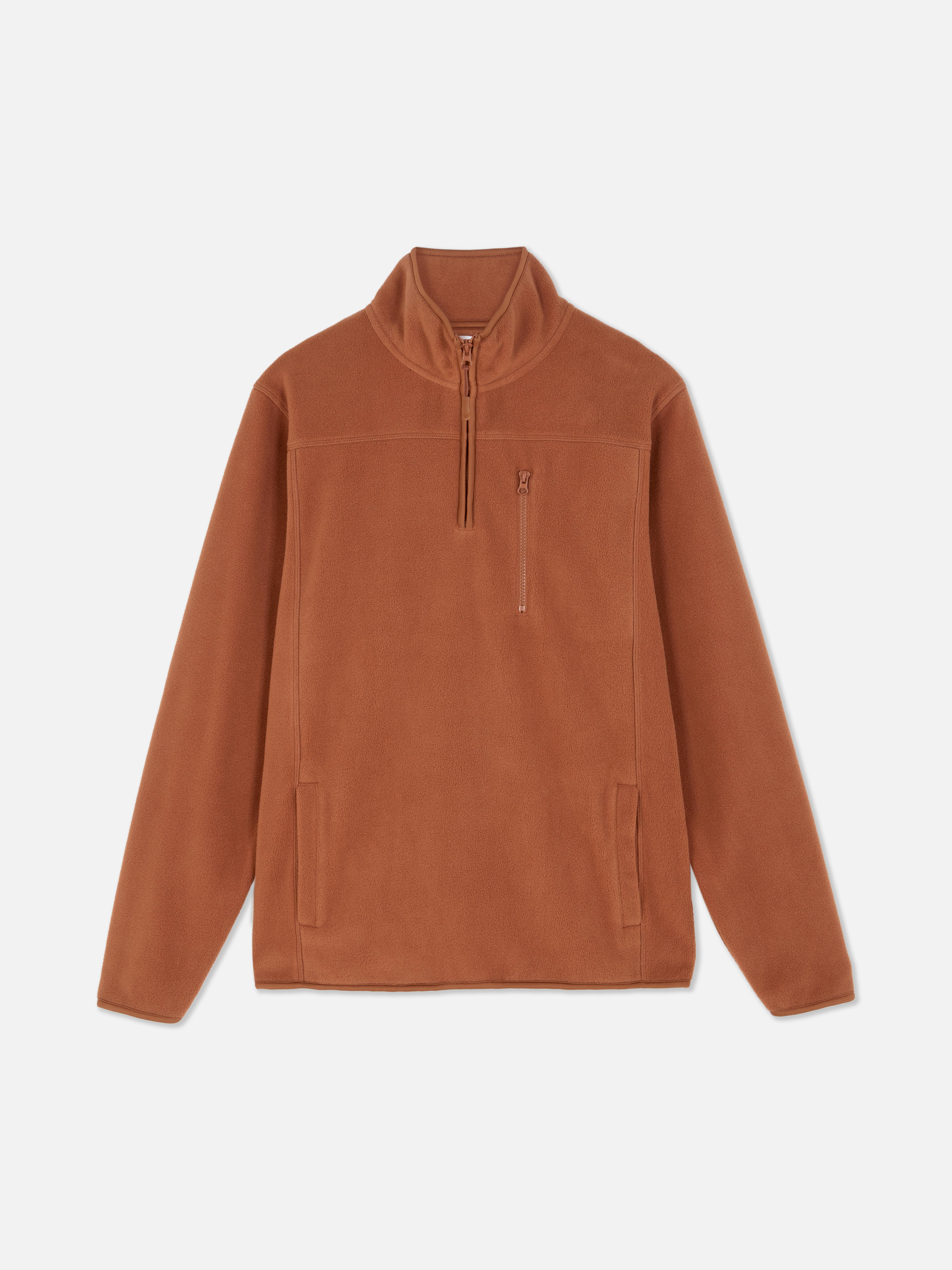 Quarter Zip Fleece Sweatshirt