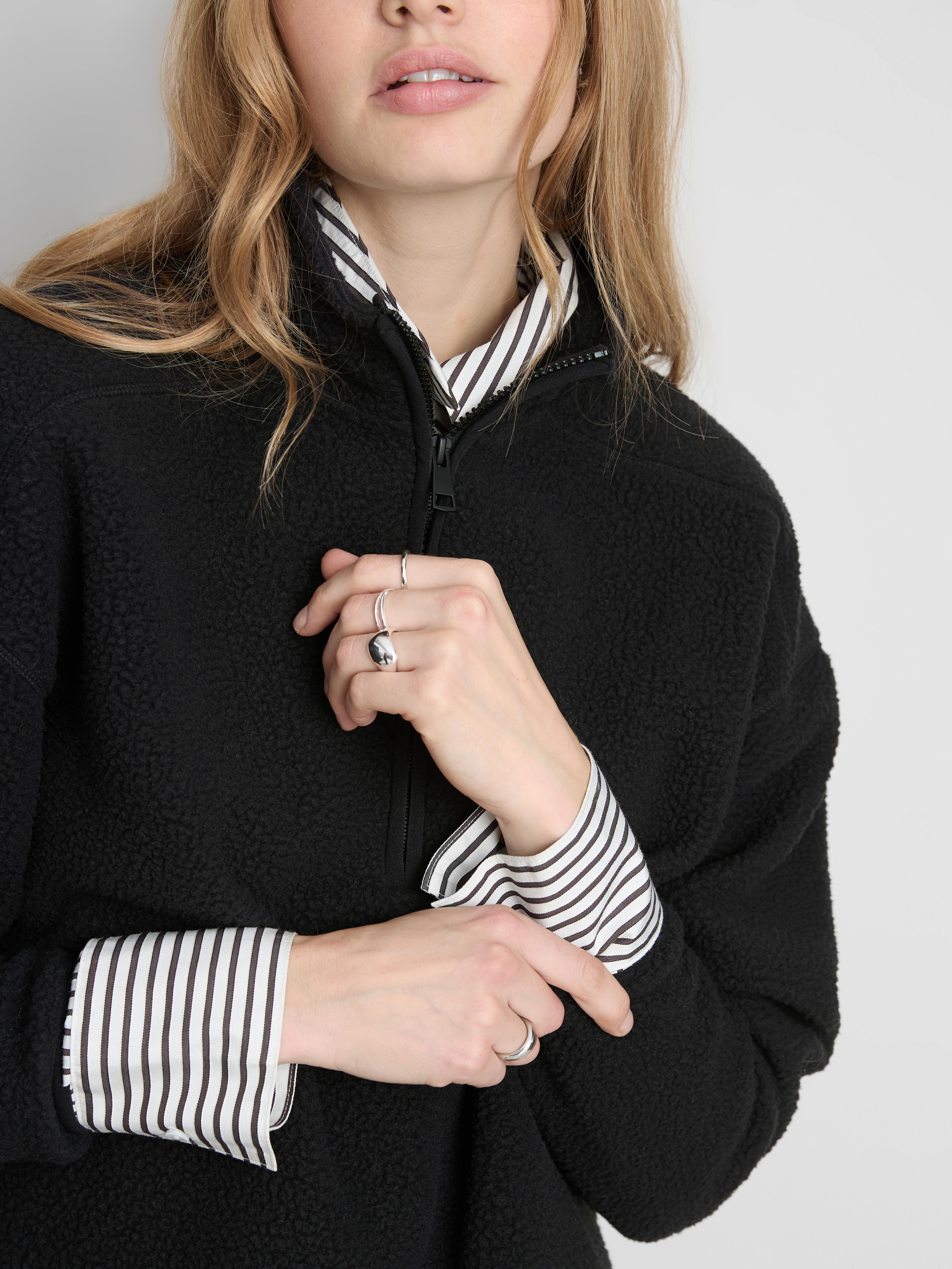 Half Zip Borg Fleece