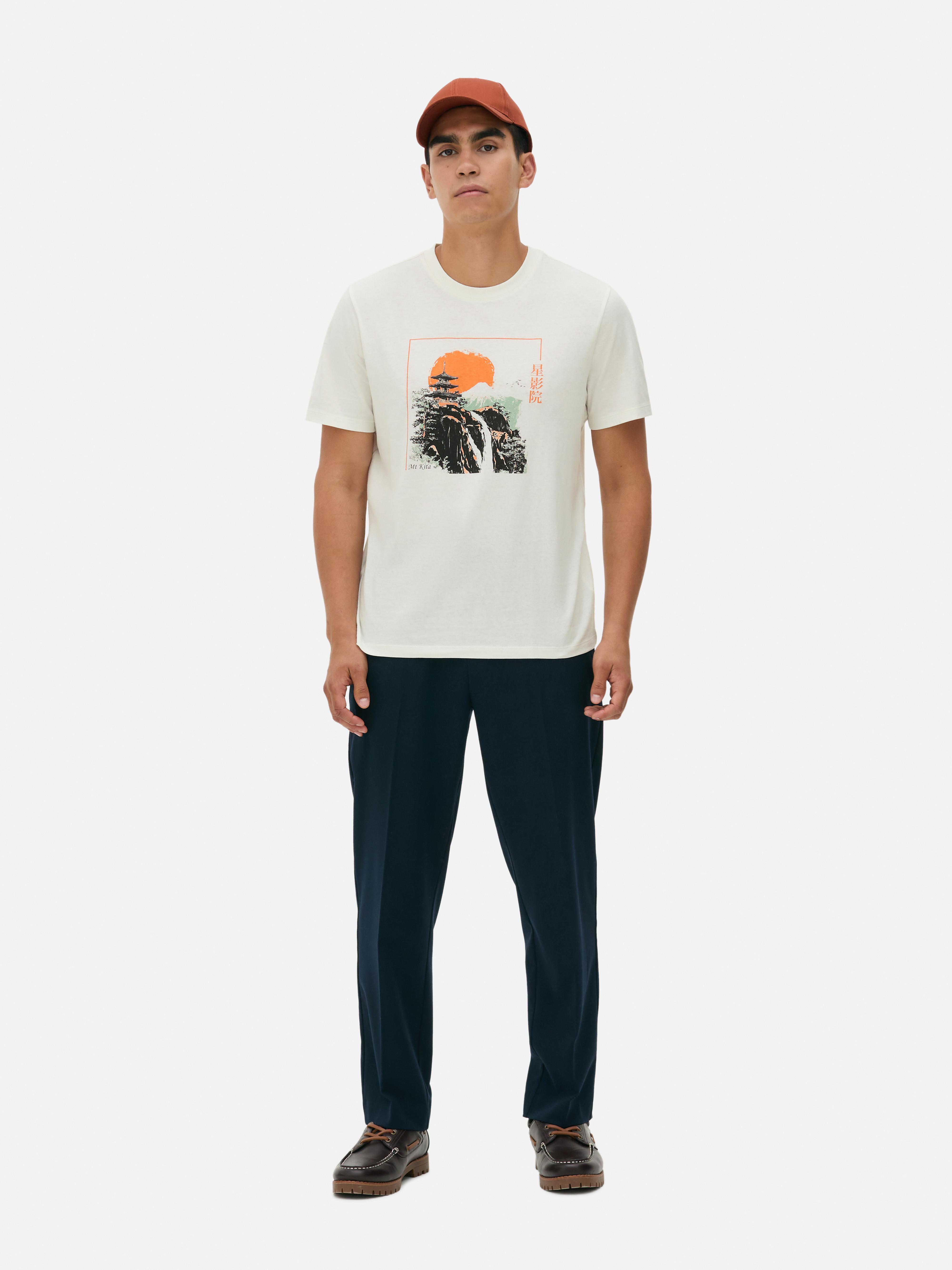 Pagoda Graphic Short-Sleeve T-Shirt