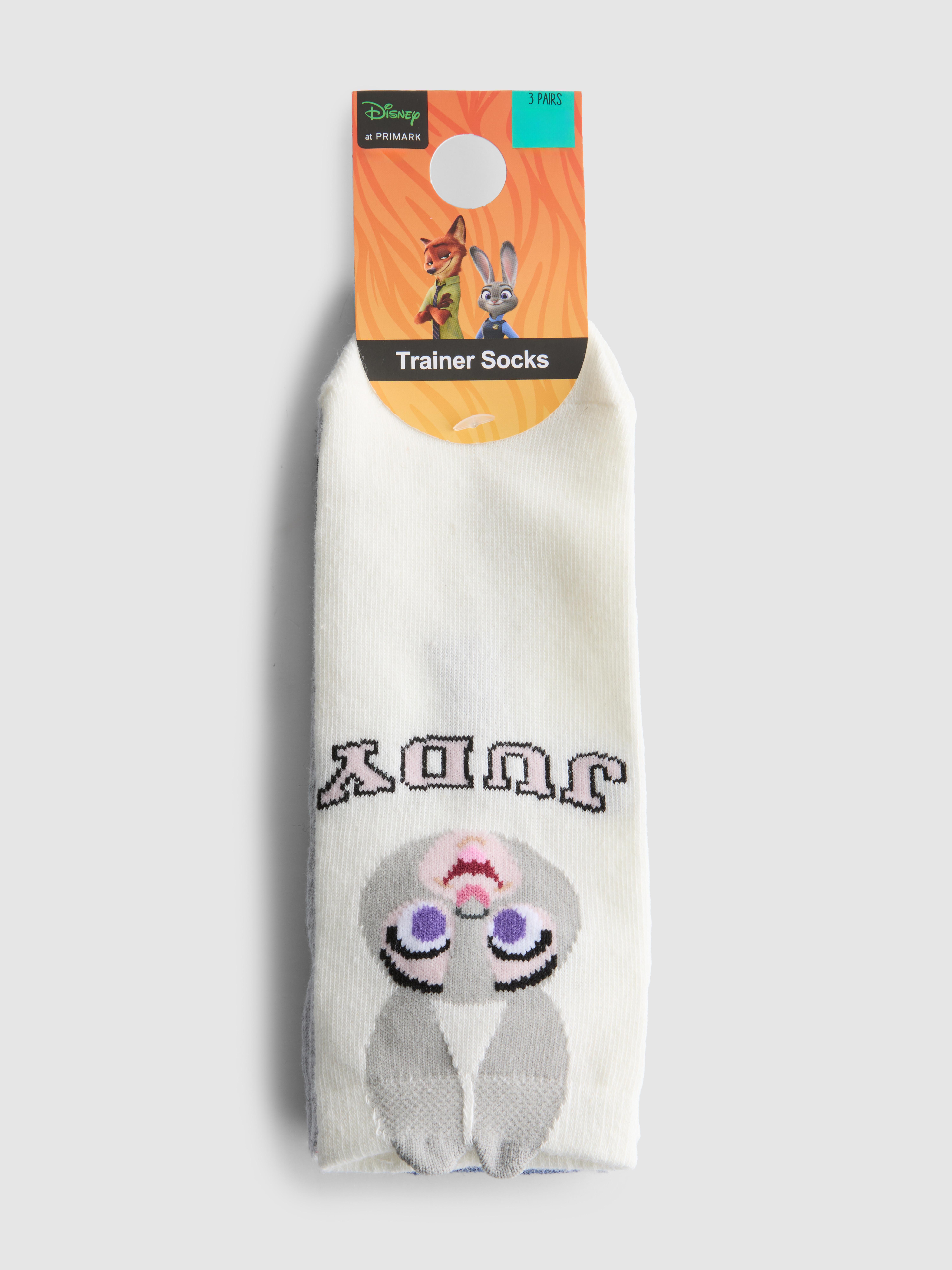 3pk Disney's Zootopia Sneaker Socks