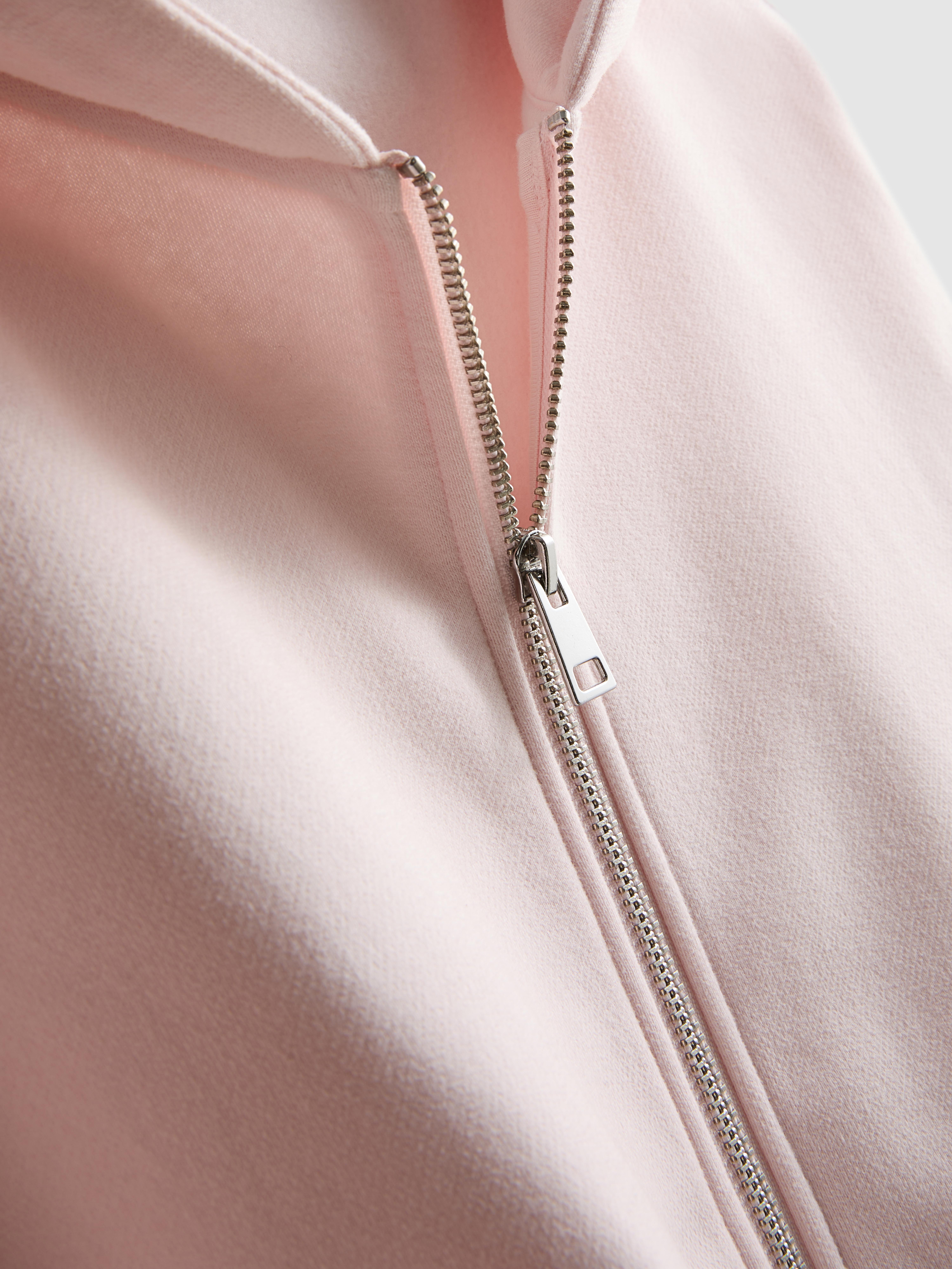 Cotton Rich Zip Through Hoodie