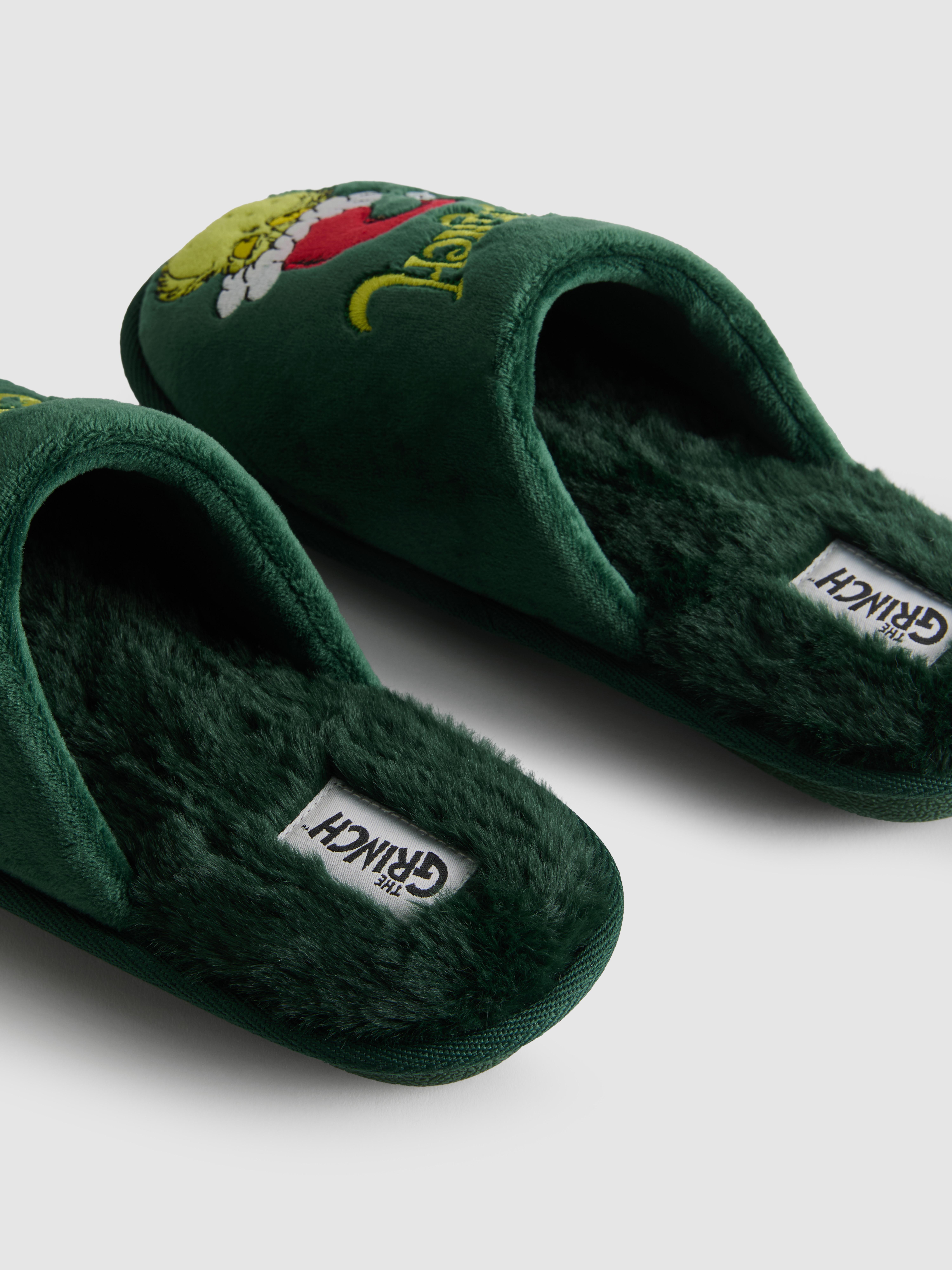 The Grinch Christmas Mule Slippers