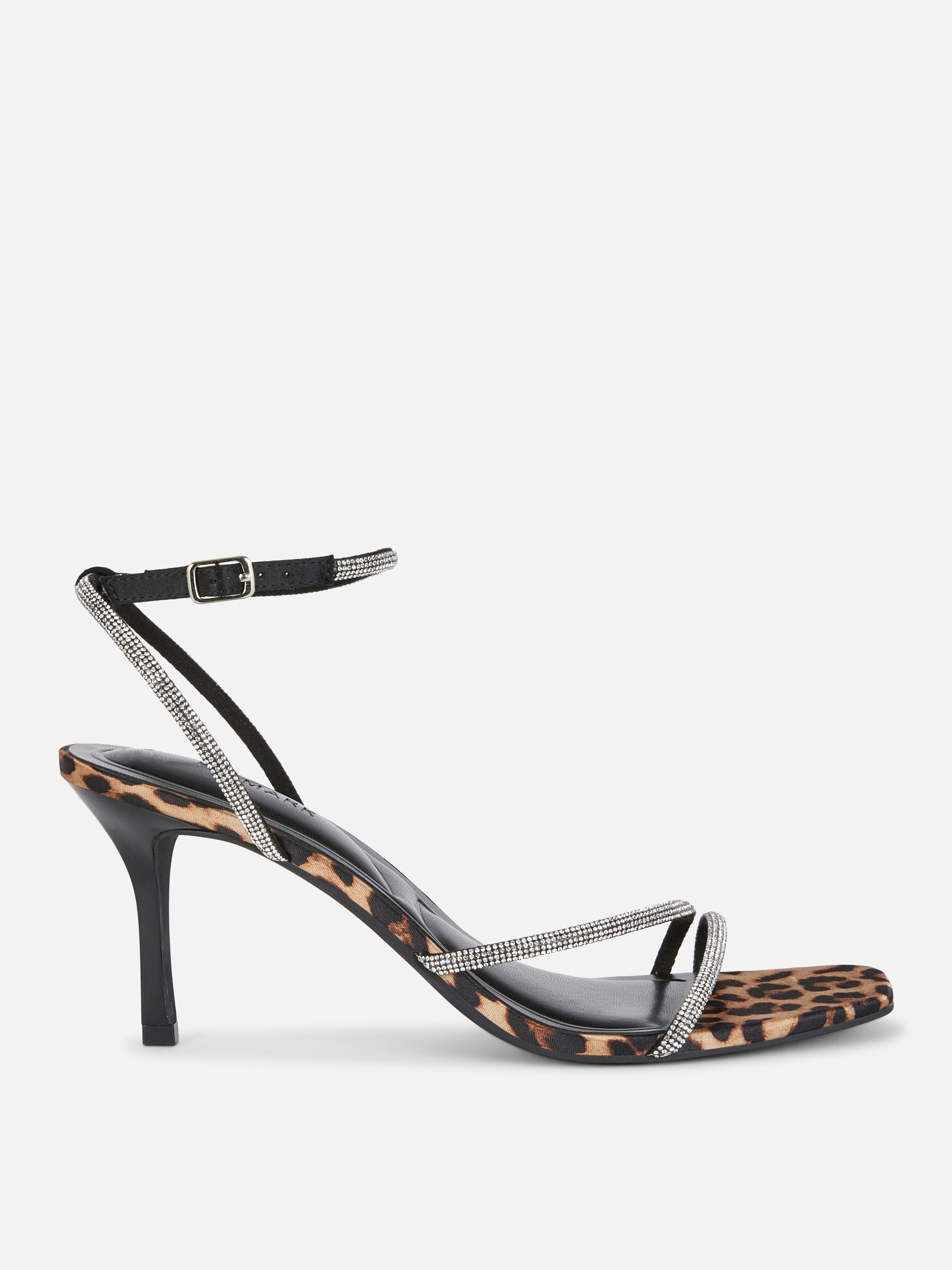 Diamante Strappy Heeled Sandal