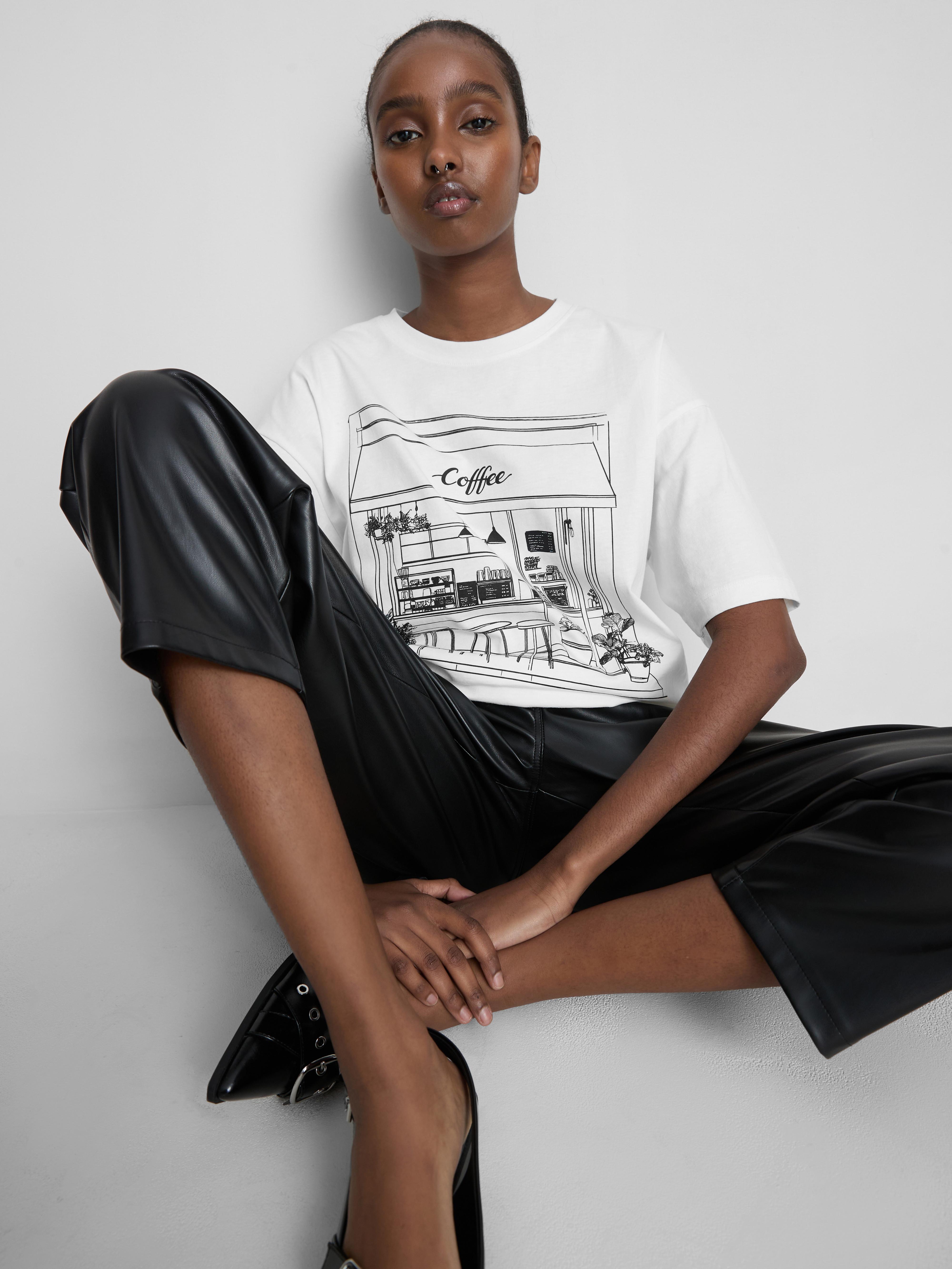 Relaxed Cotton Graphic Tee