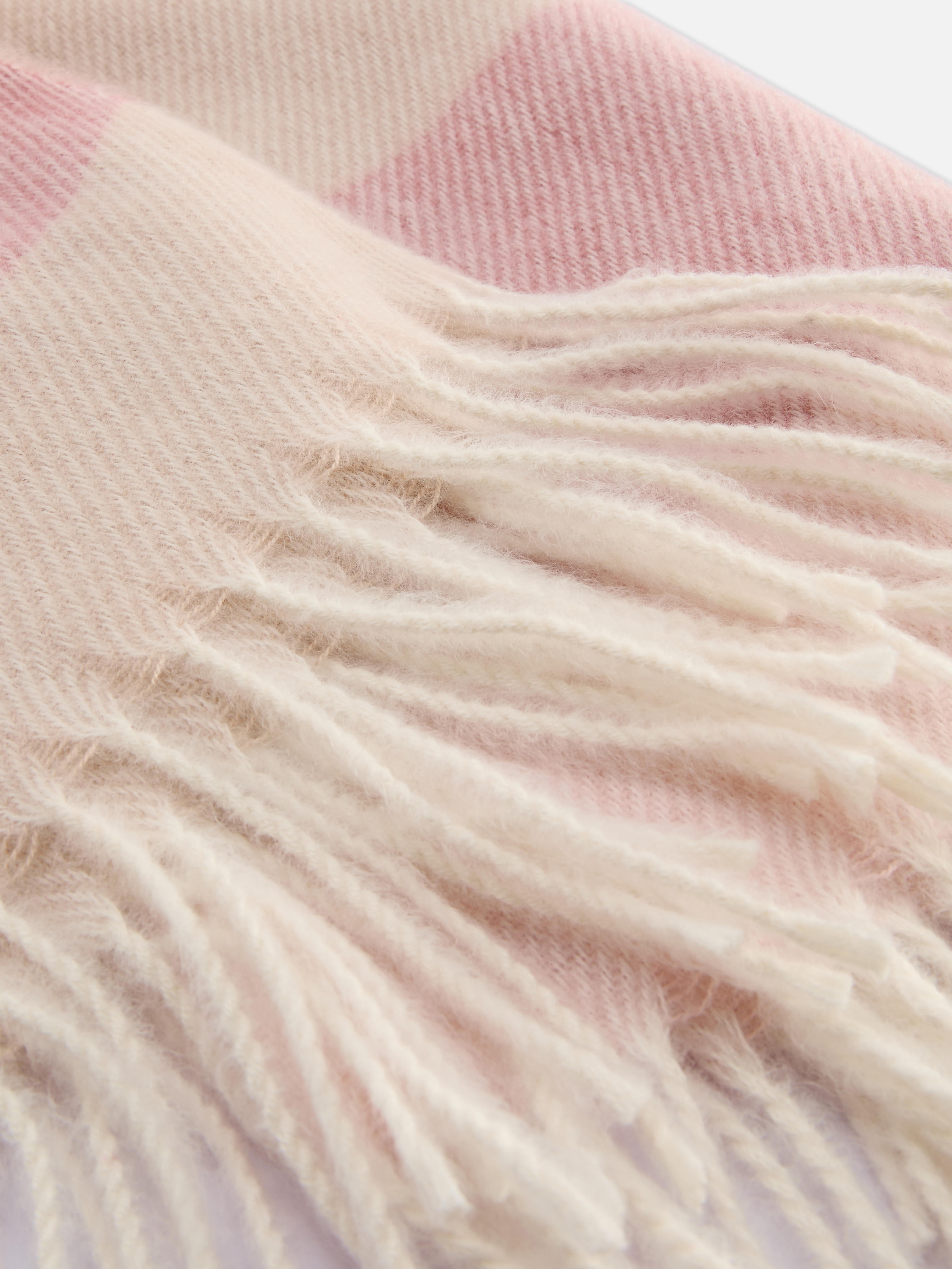 Printed Tassel Scarf