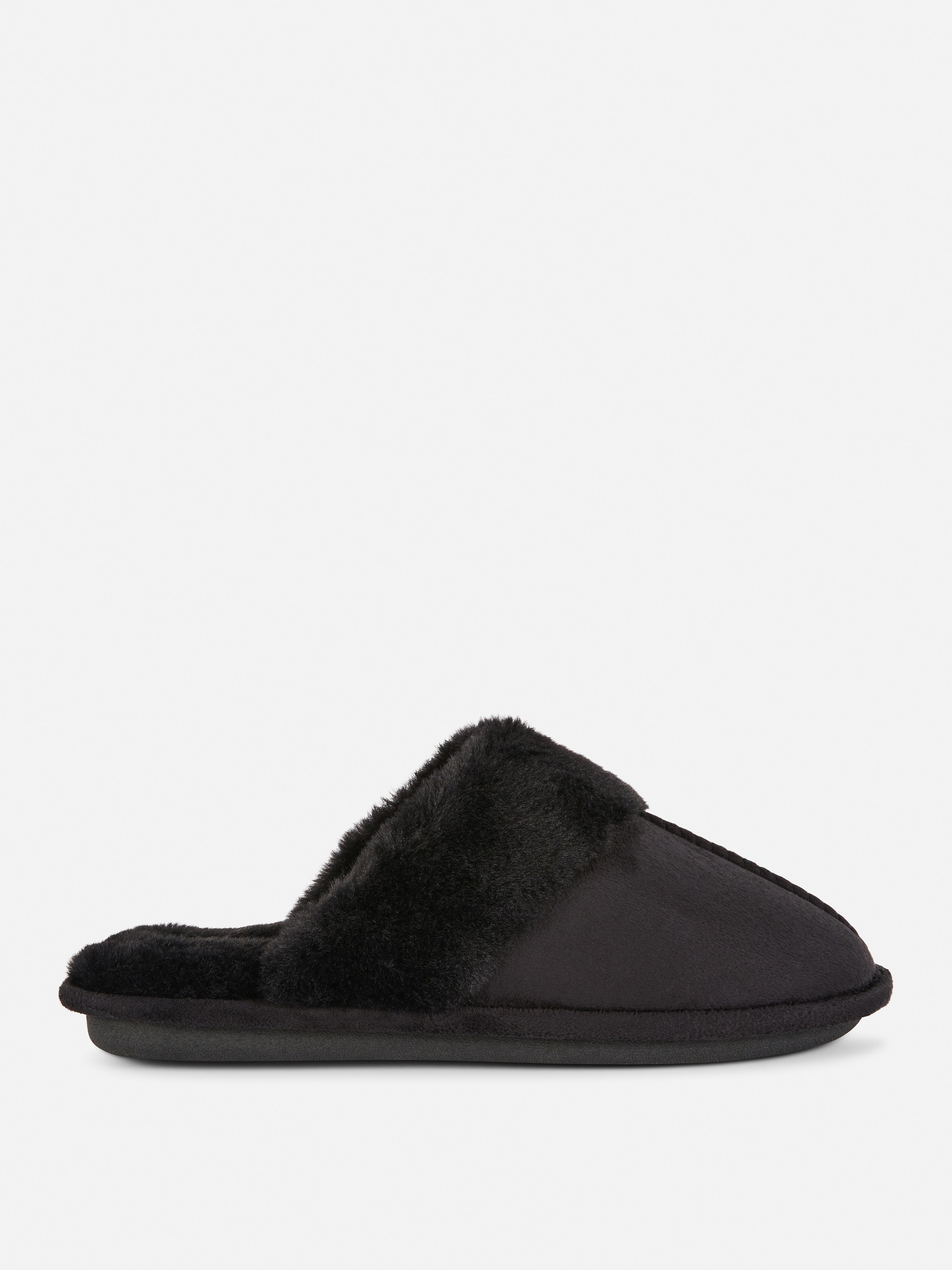 Plush Mule Slippers