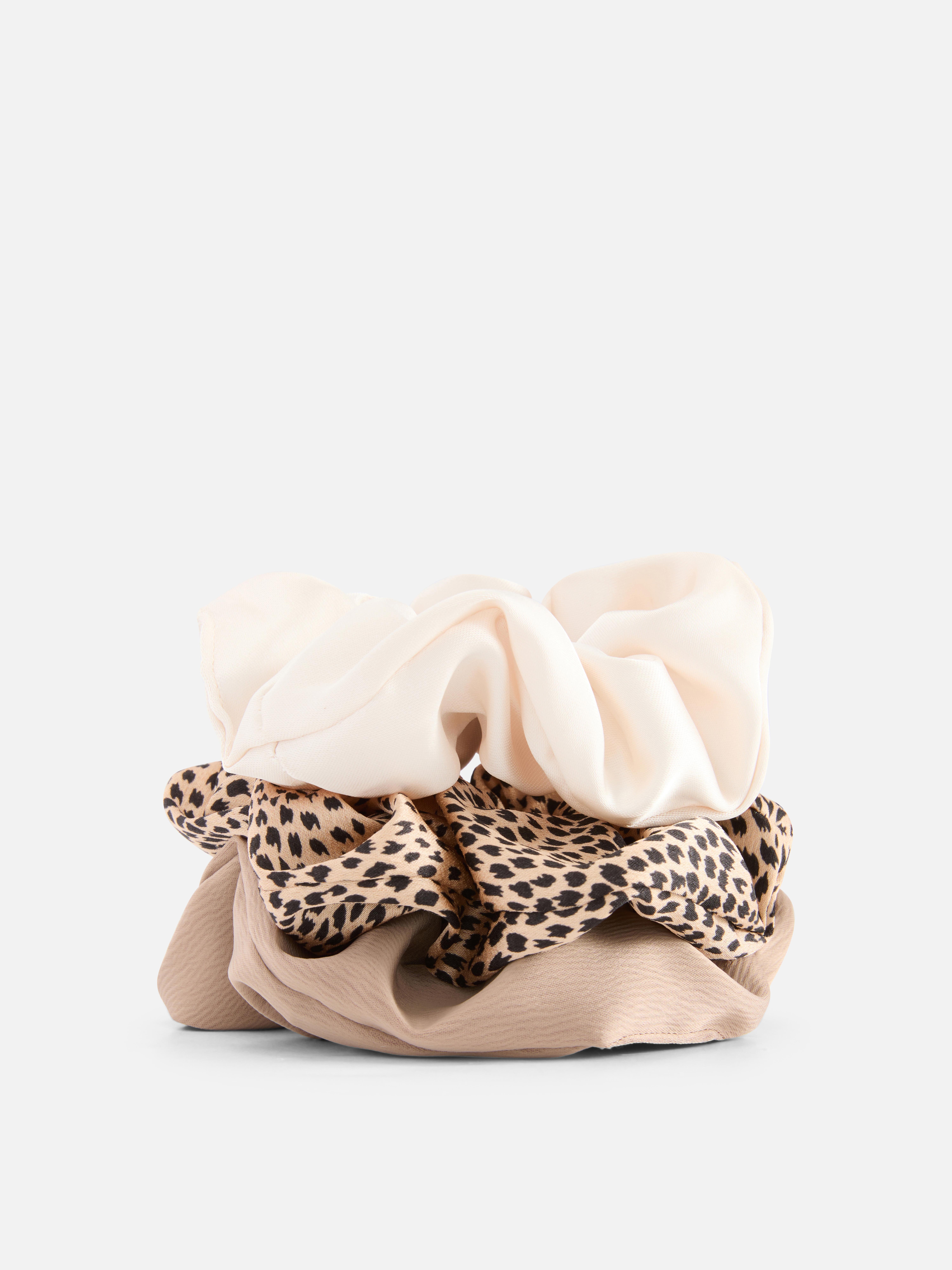 3pk Satin Hair Scrunchies