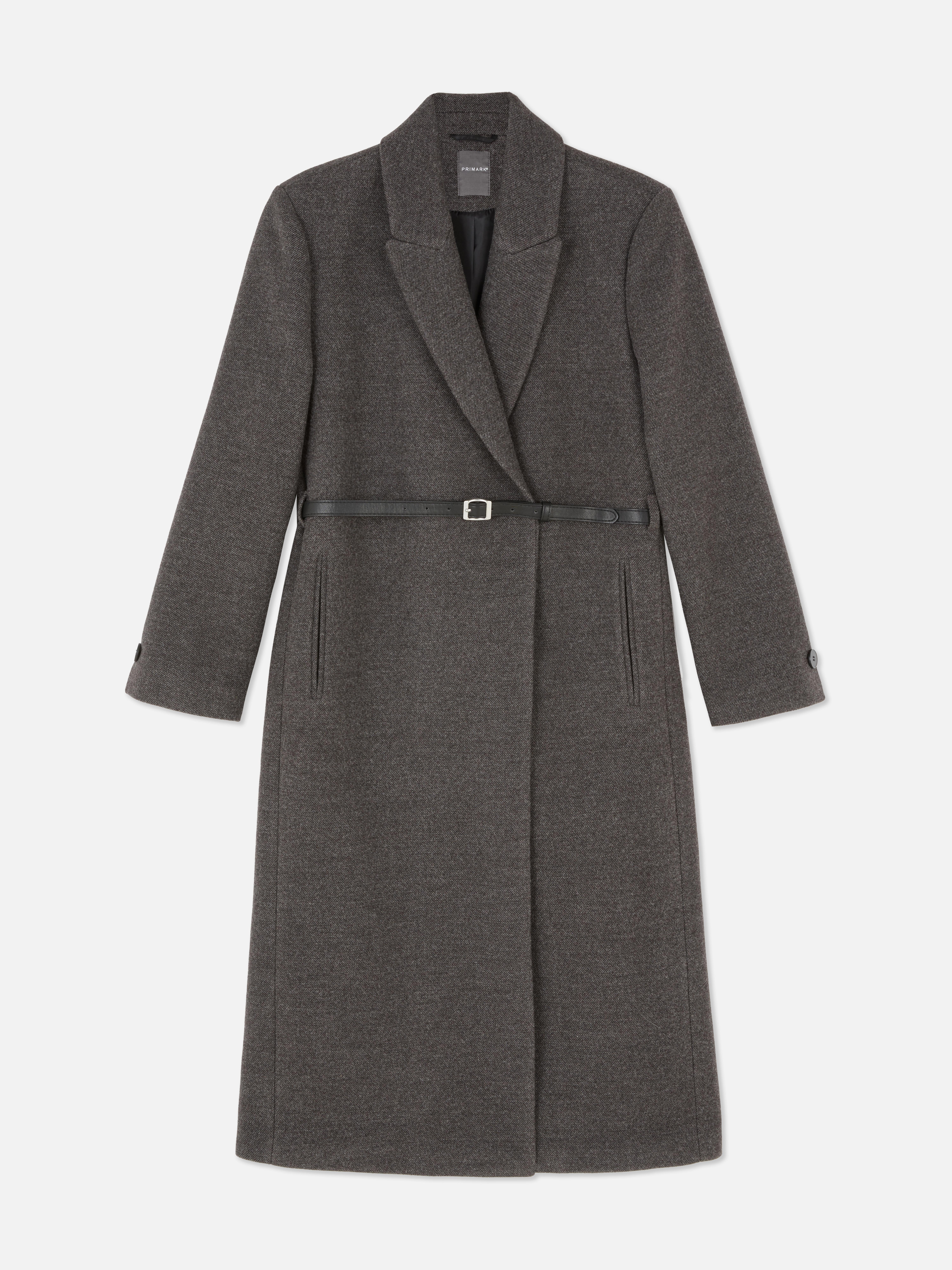 Single-Breasted Longline Coat