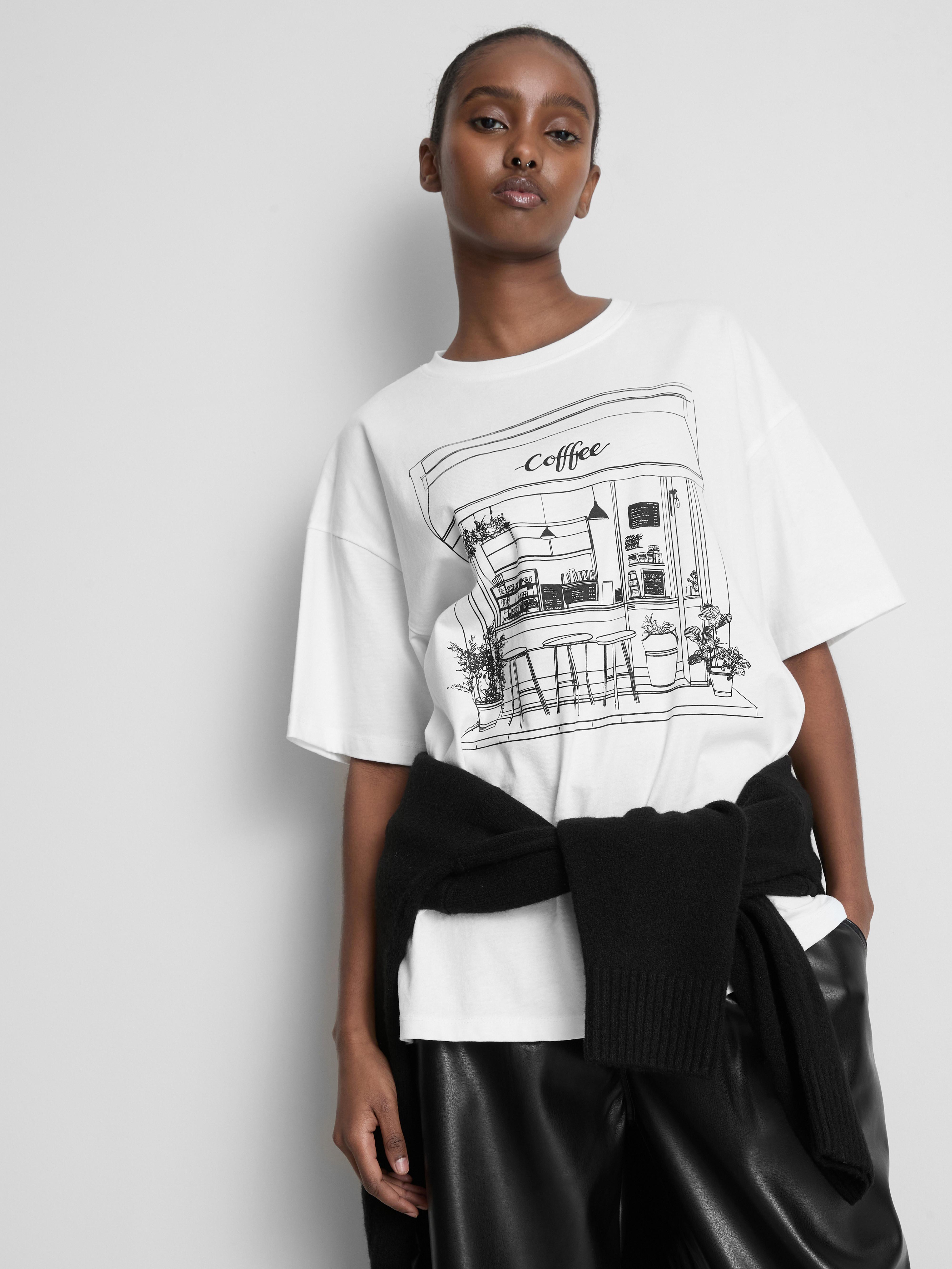 Relaxed Cotton Graphic Tee