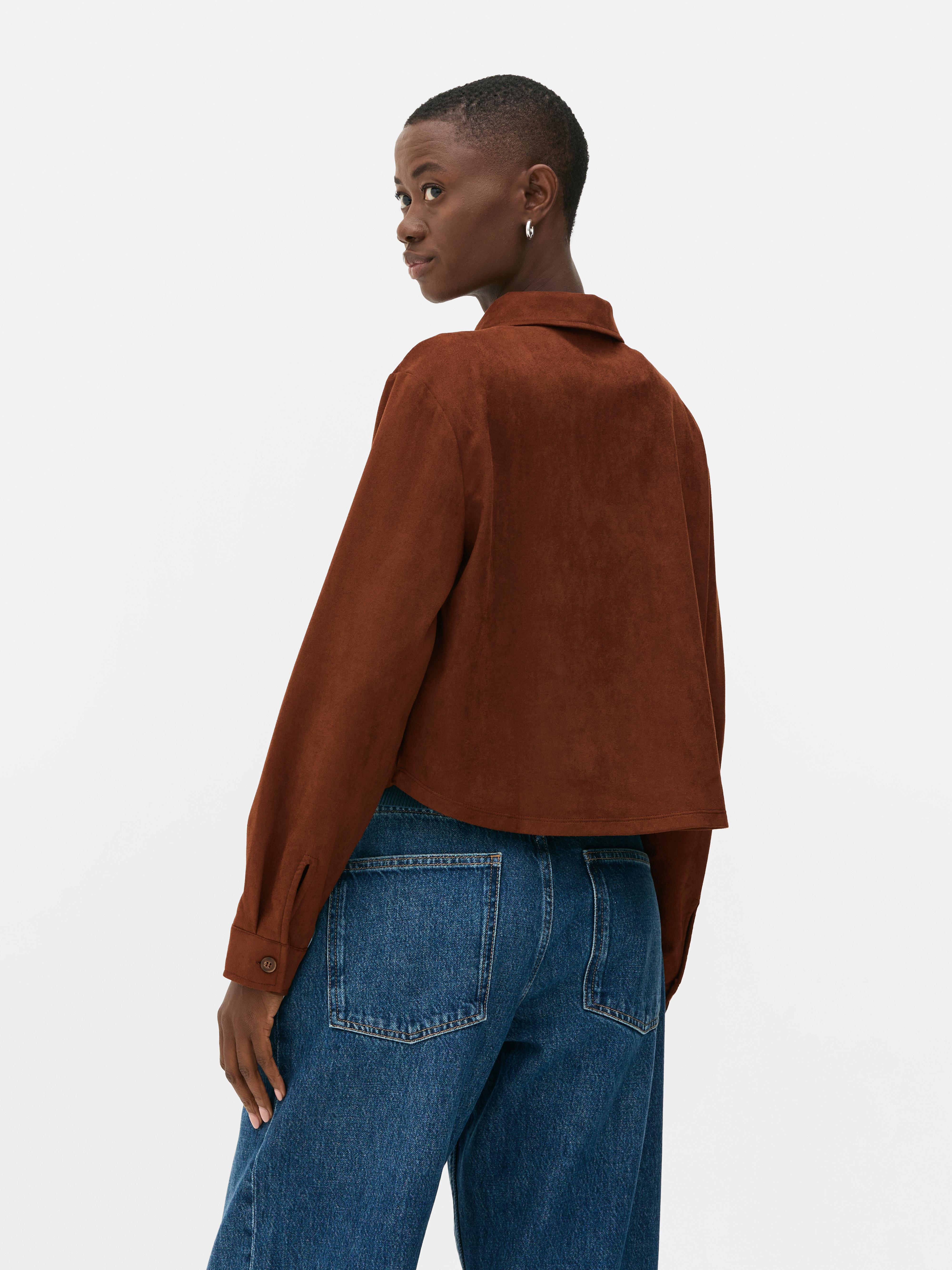 Faux Suede Shirt