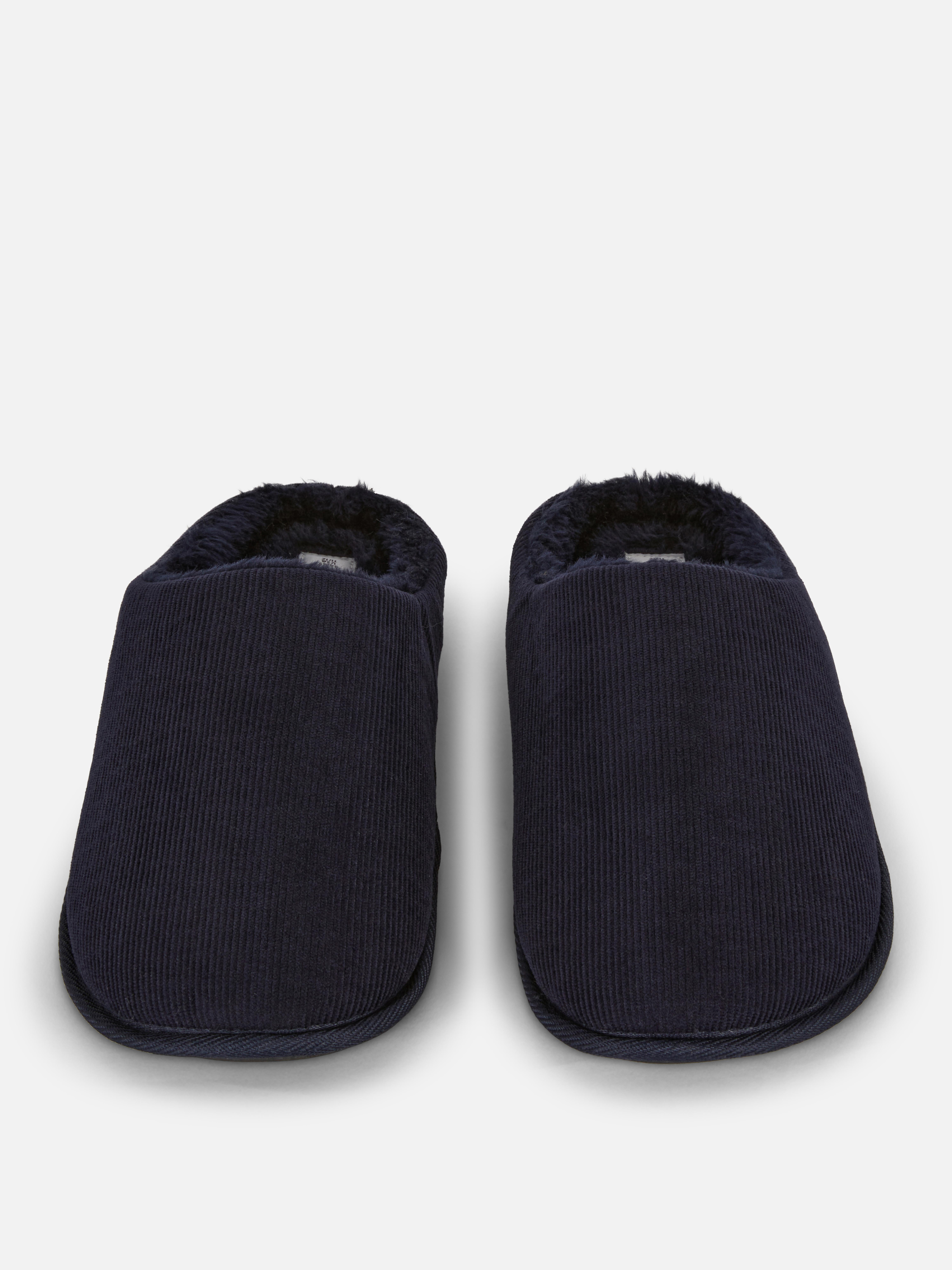 Corduroy Mule Slippers