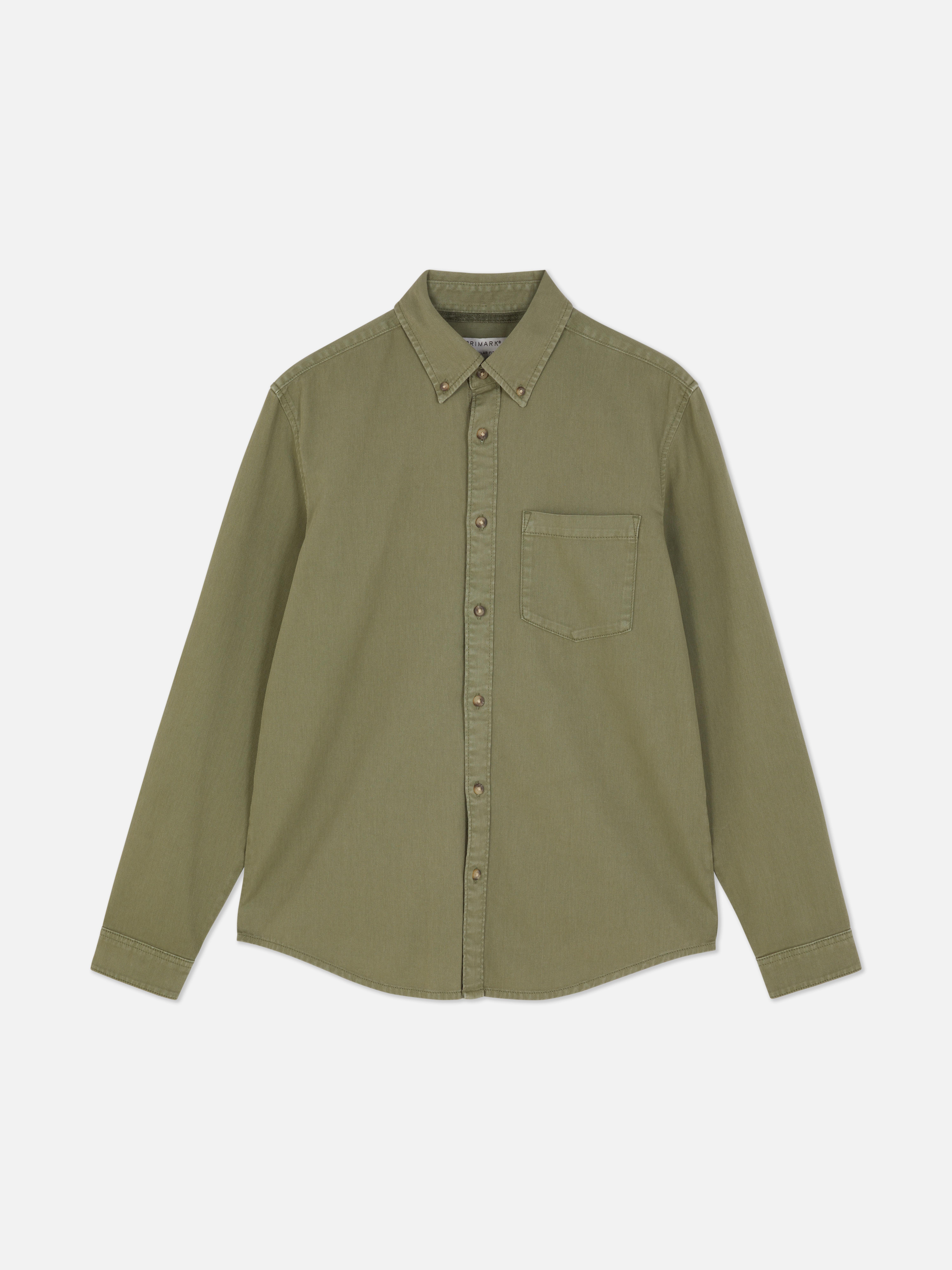 Long Sleeve Twill Shirt