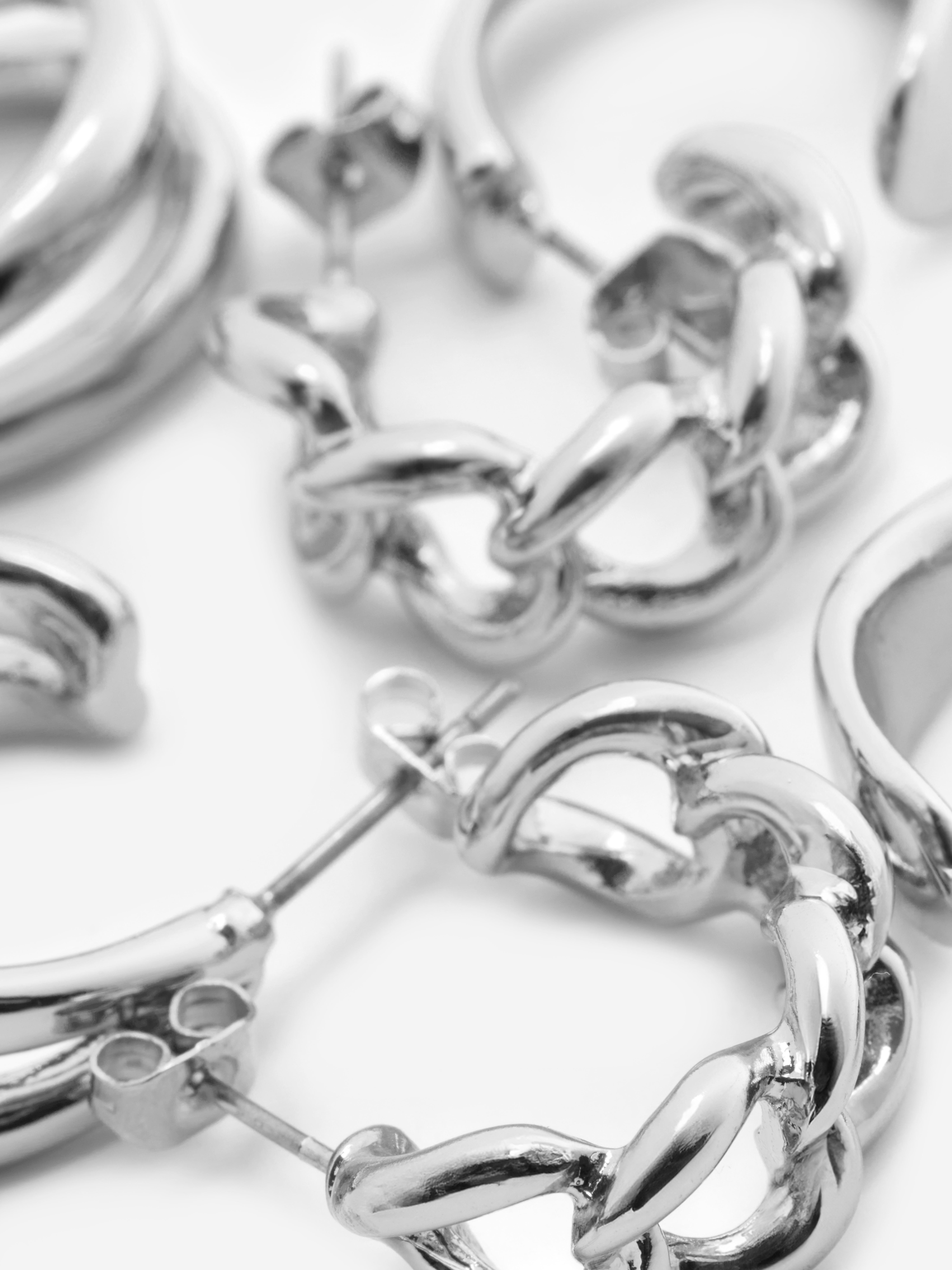 6pk The Edit Twist Stud Earrings