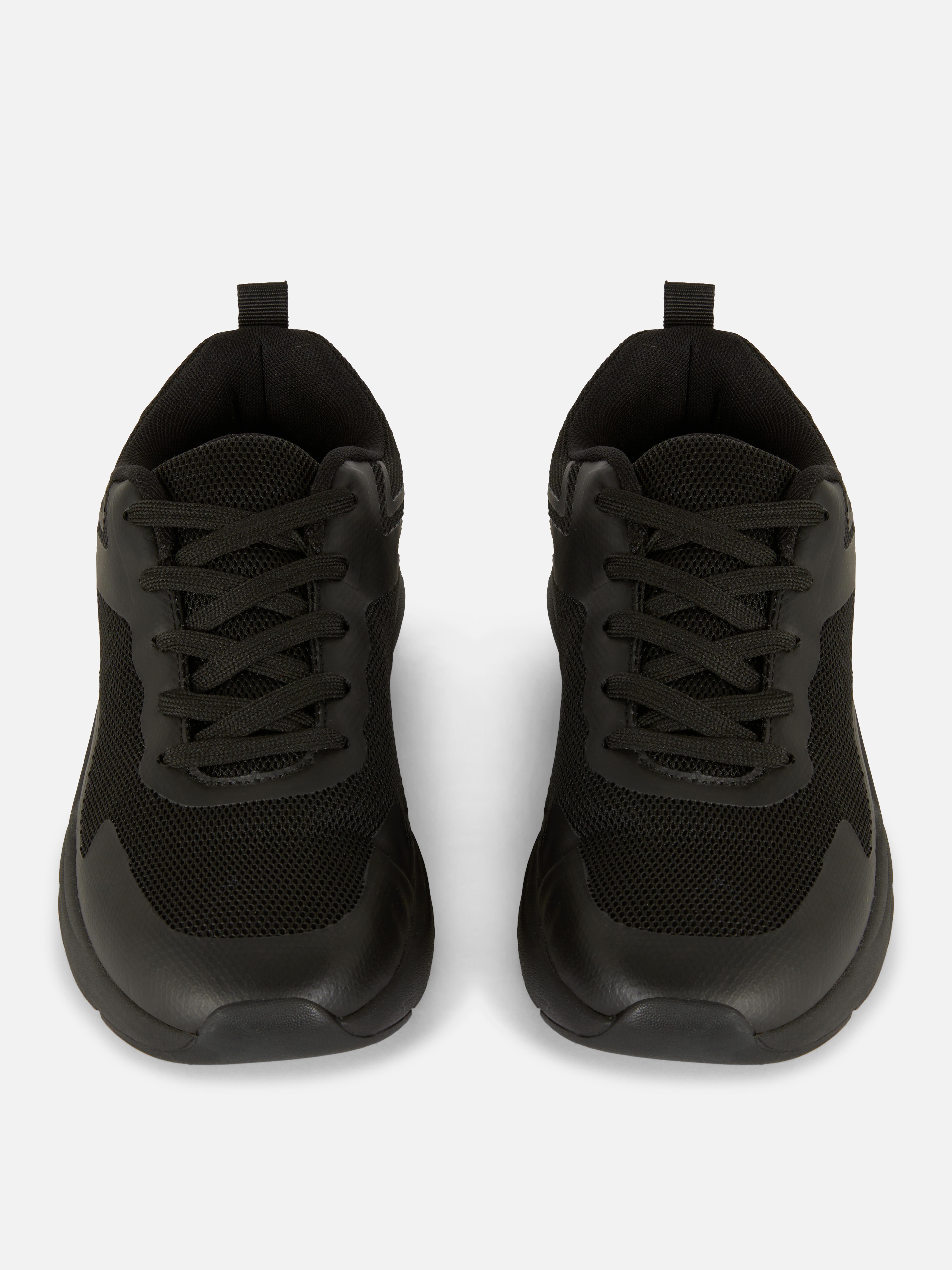 Paneled Chunky Low Tops