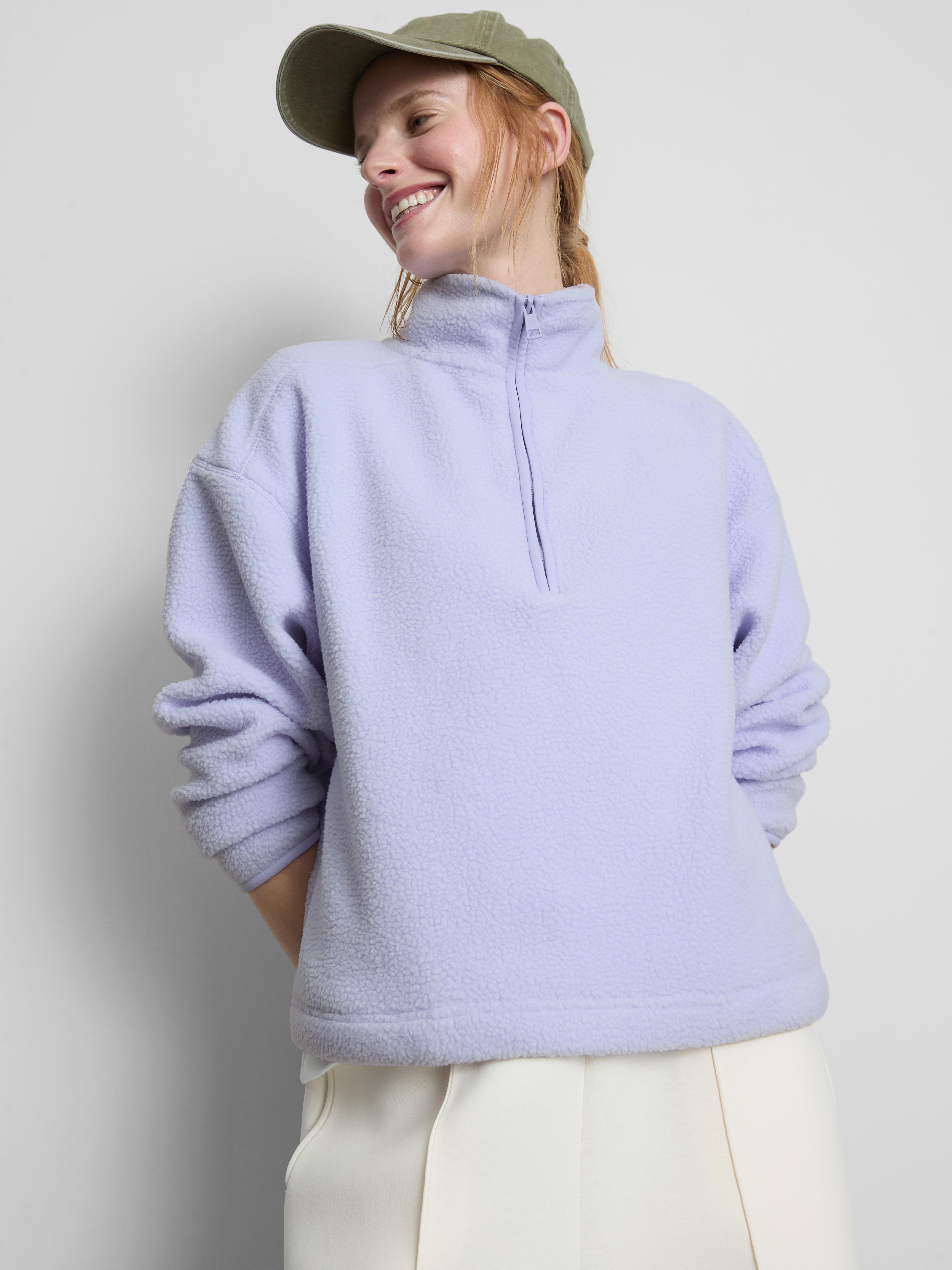 Half Zip Borg Fleece