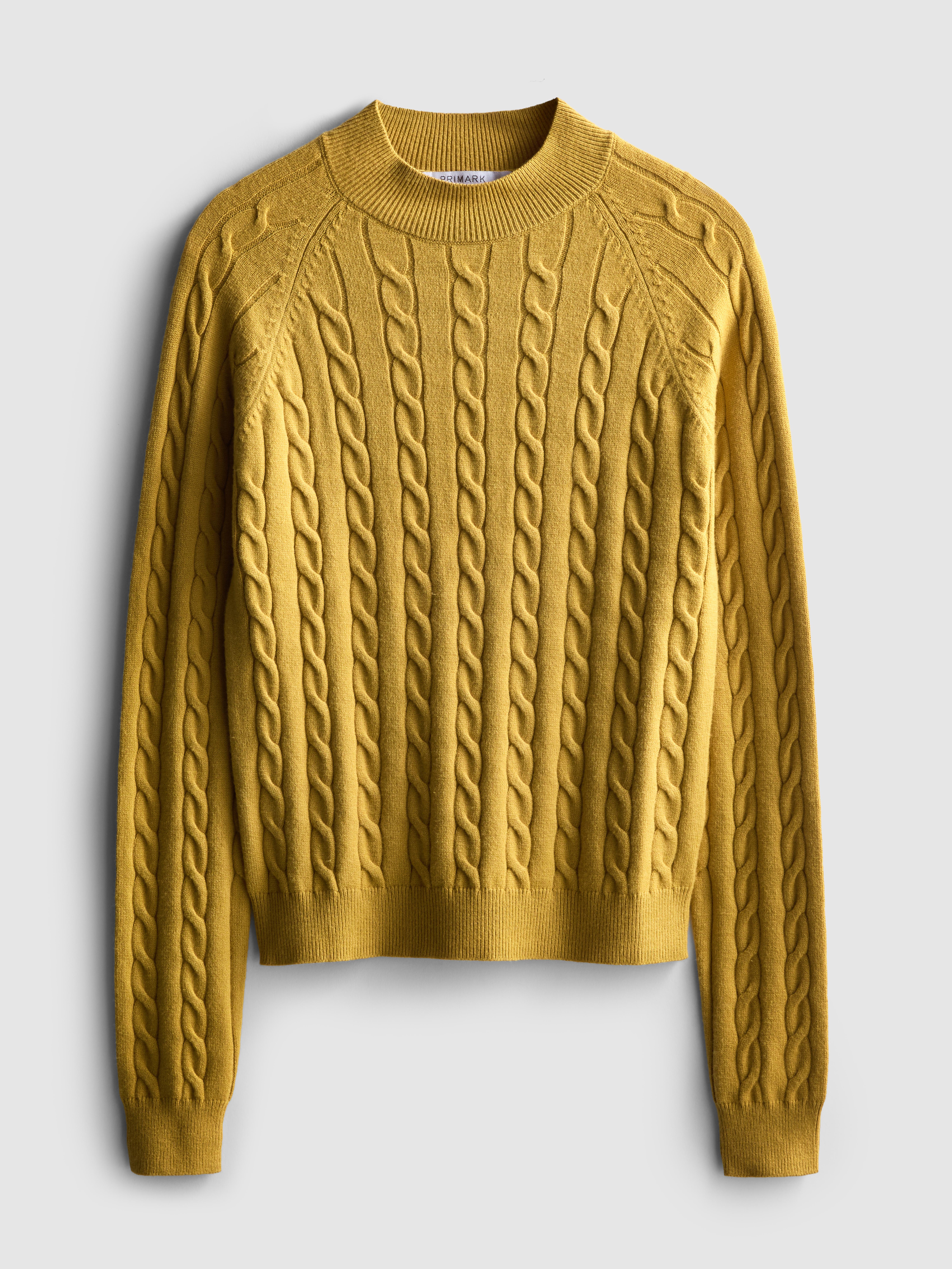 Turtle Neck Cable Sweater